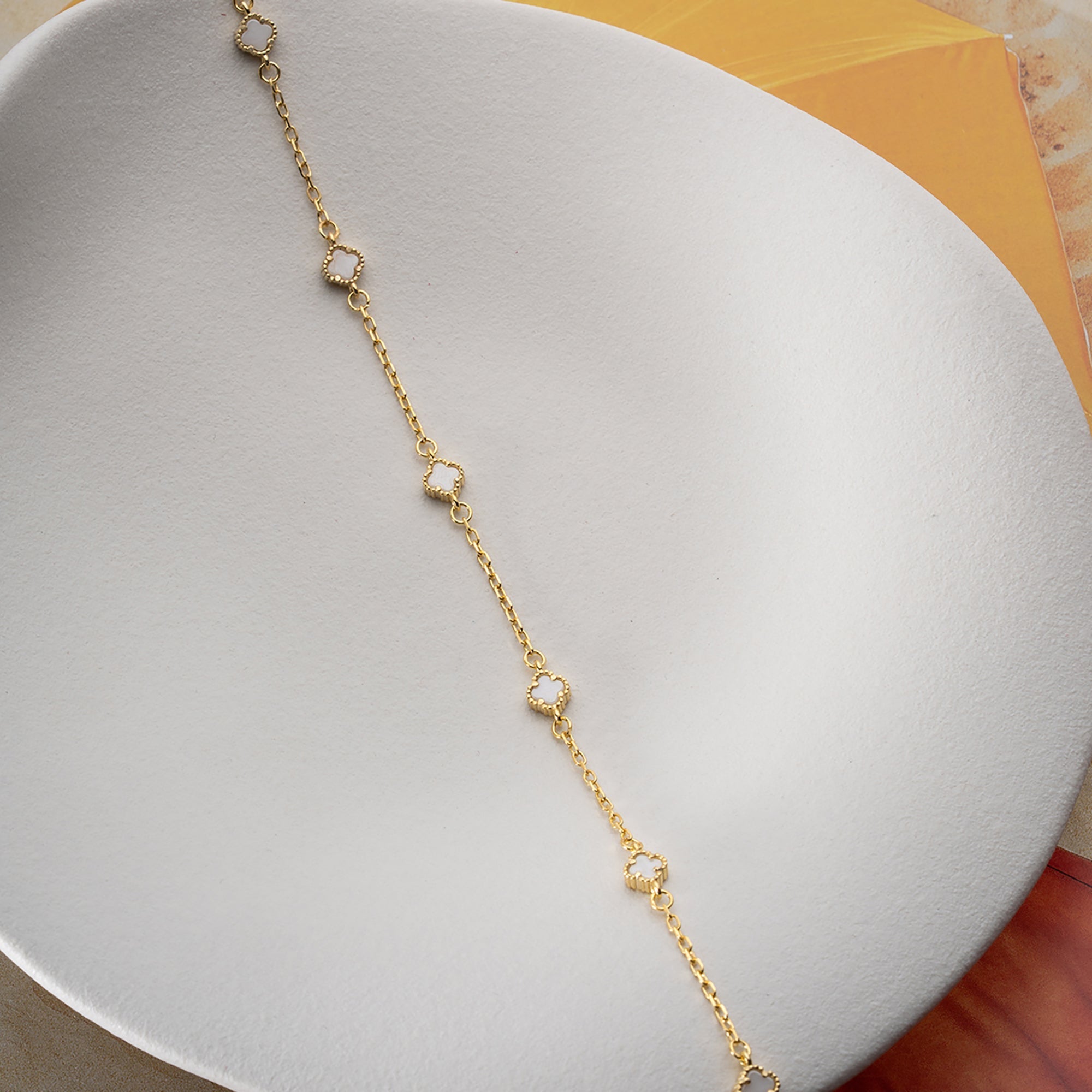 FIRA WHITE FUSSKETTE | 925 SILBER