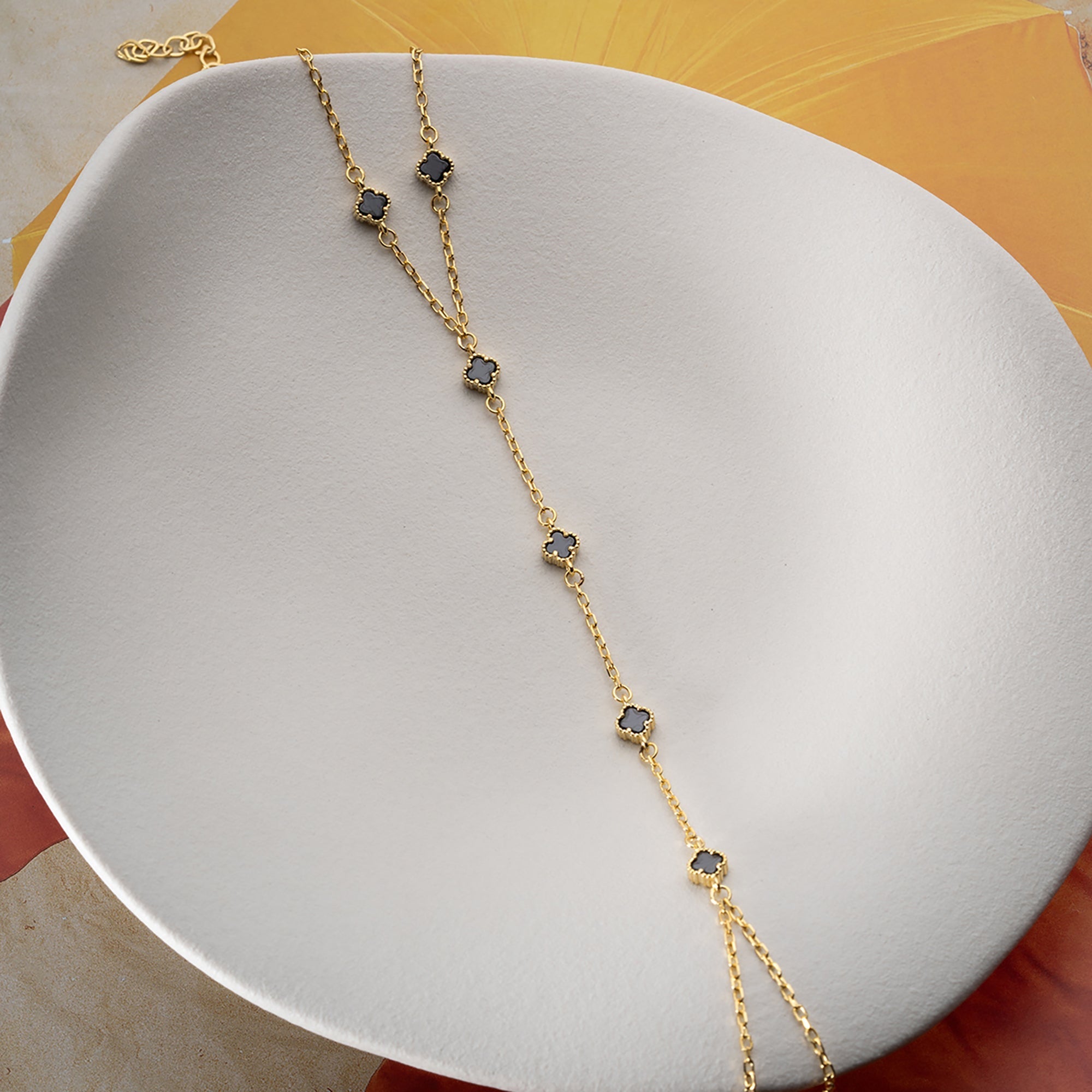 MINI KLEE BLACK HANDKETTE | 925 SILBER