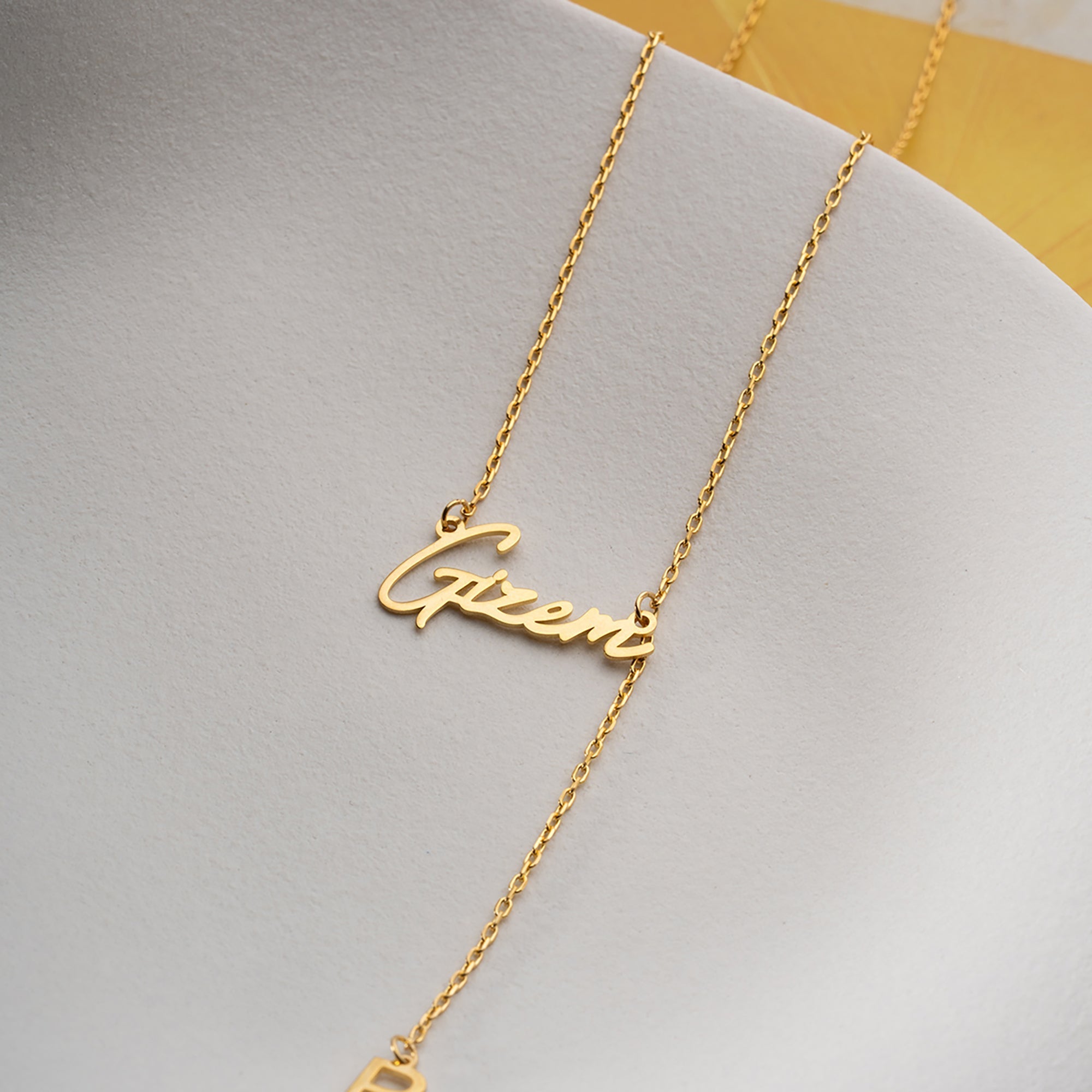 RIU Y NAMENS KETTE | 925 SILBER