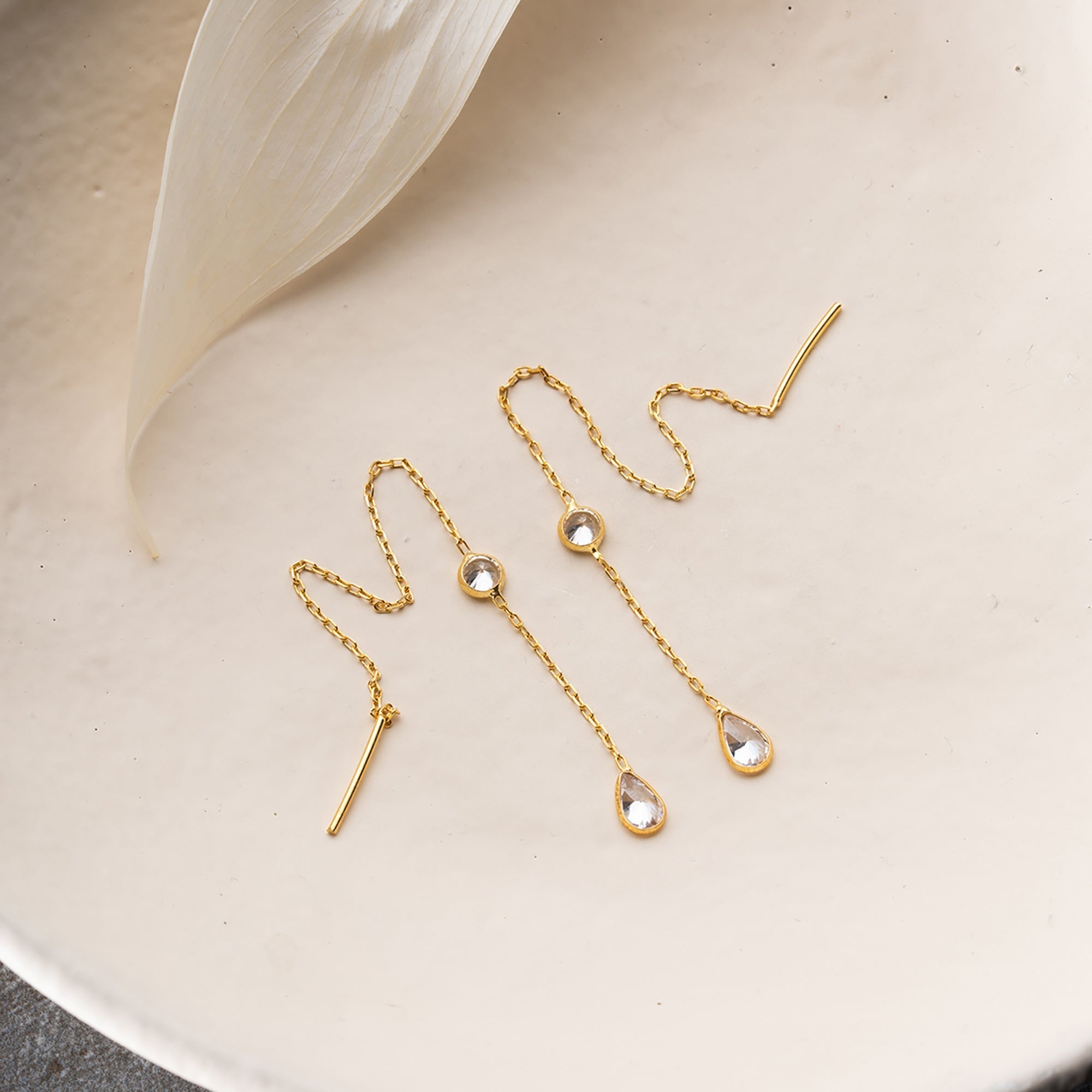 TIE DROP OHRRINGE | 925 SILBER