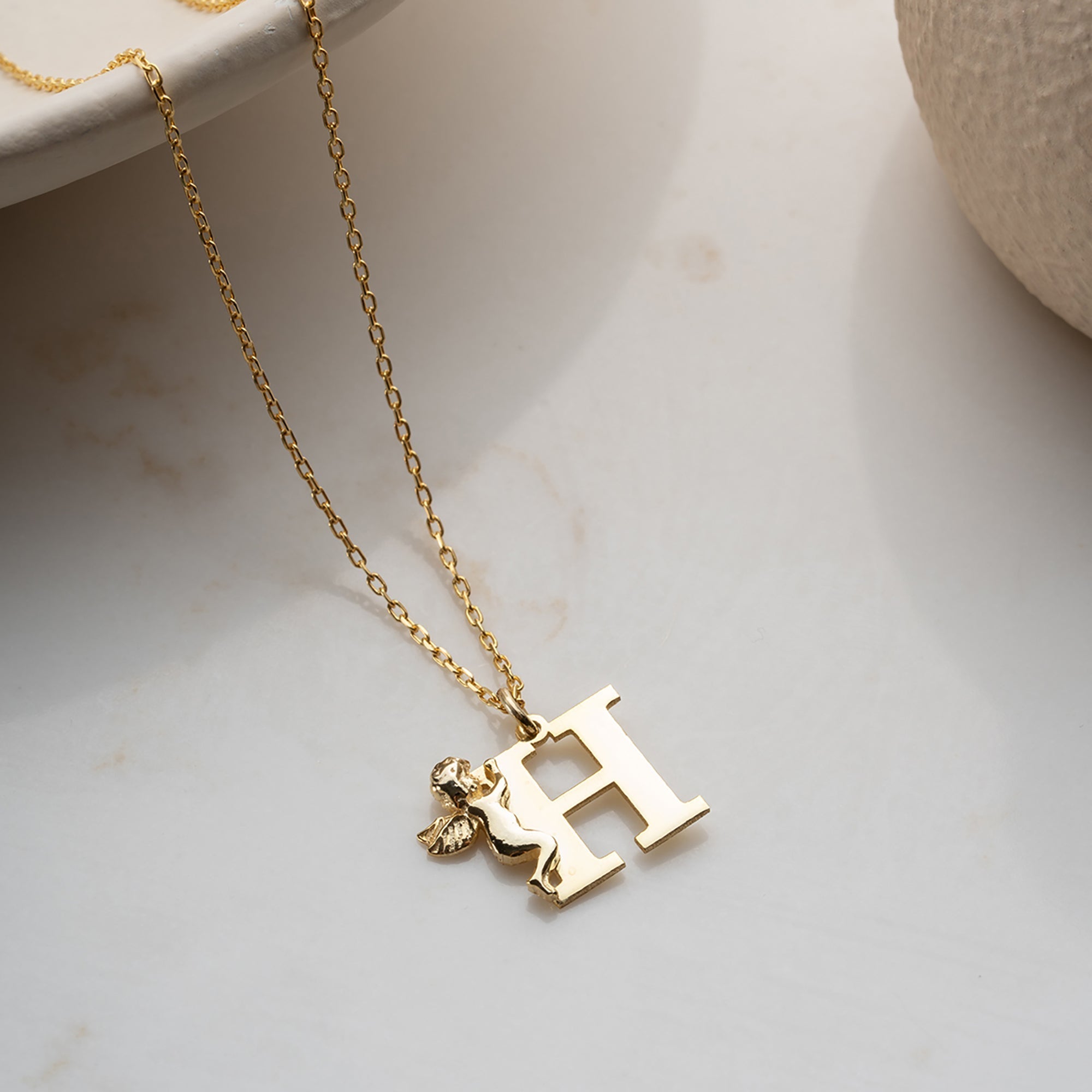 ANGELS BUCHSTABEN KETTE | 925 SILBER