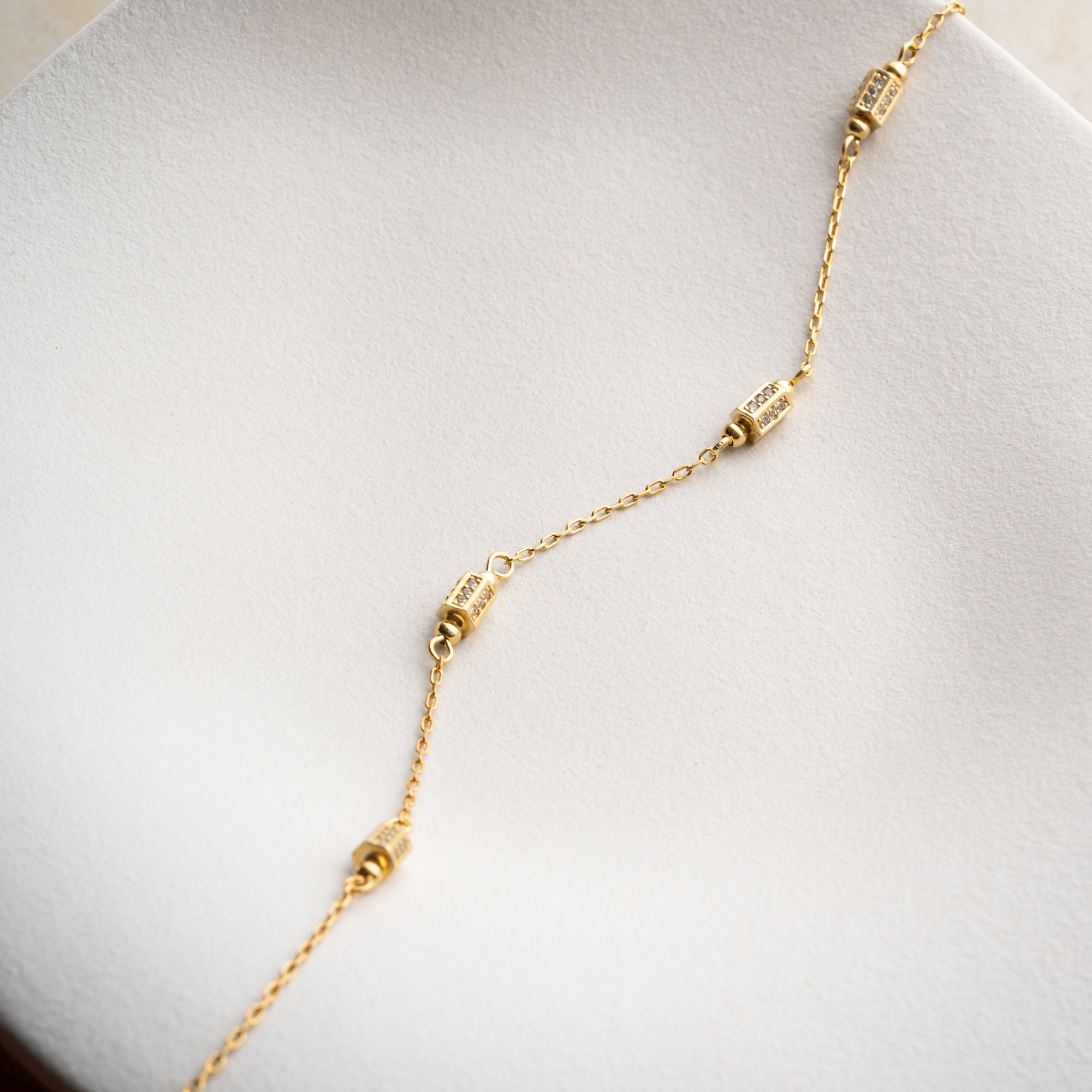 SELENE FUSSKETTE | 925 SILBER