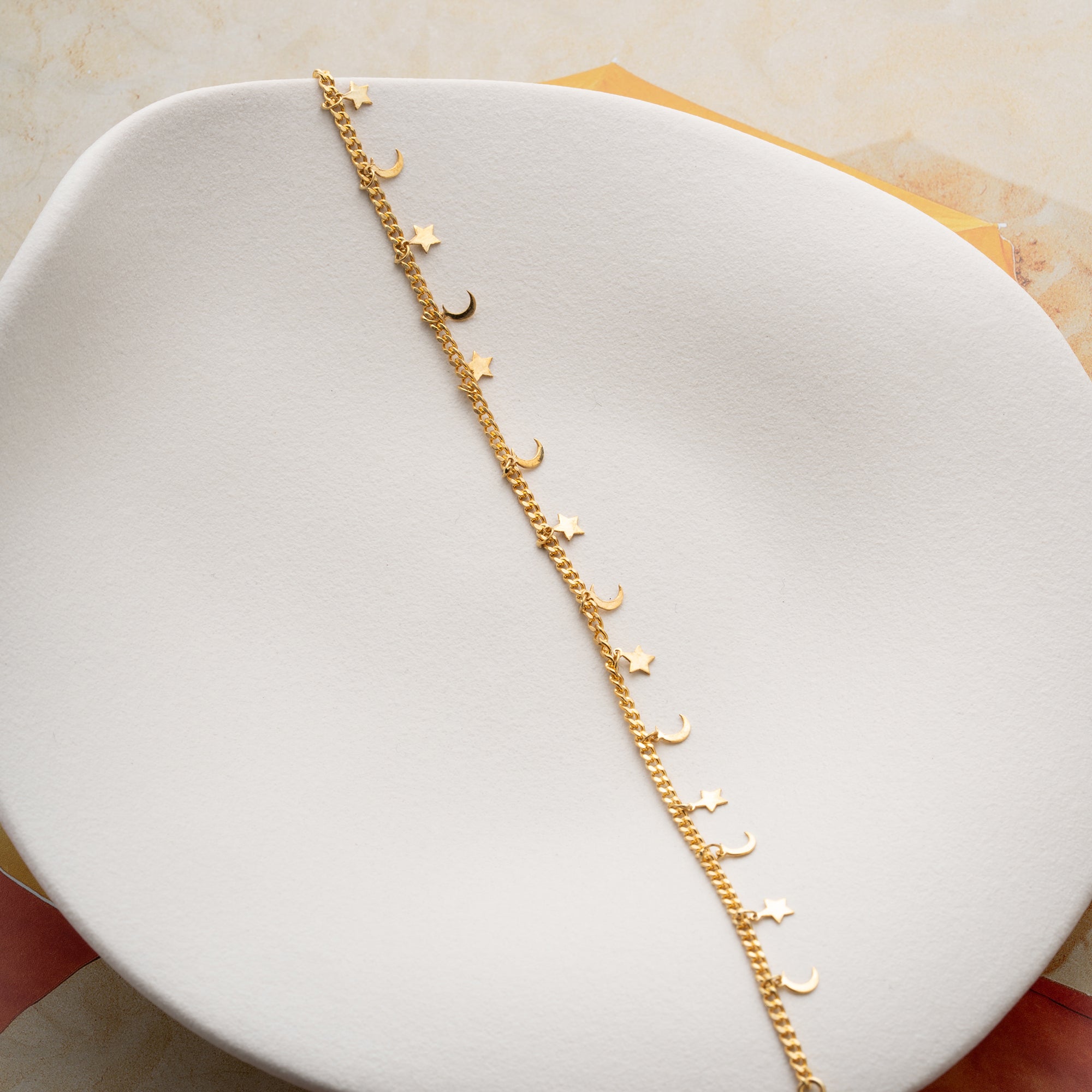 LUNARA FUSSKETTE | 925 SILBER