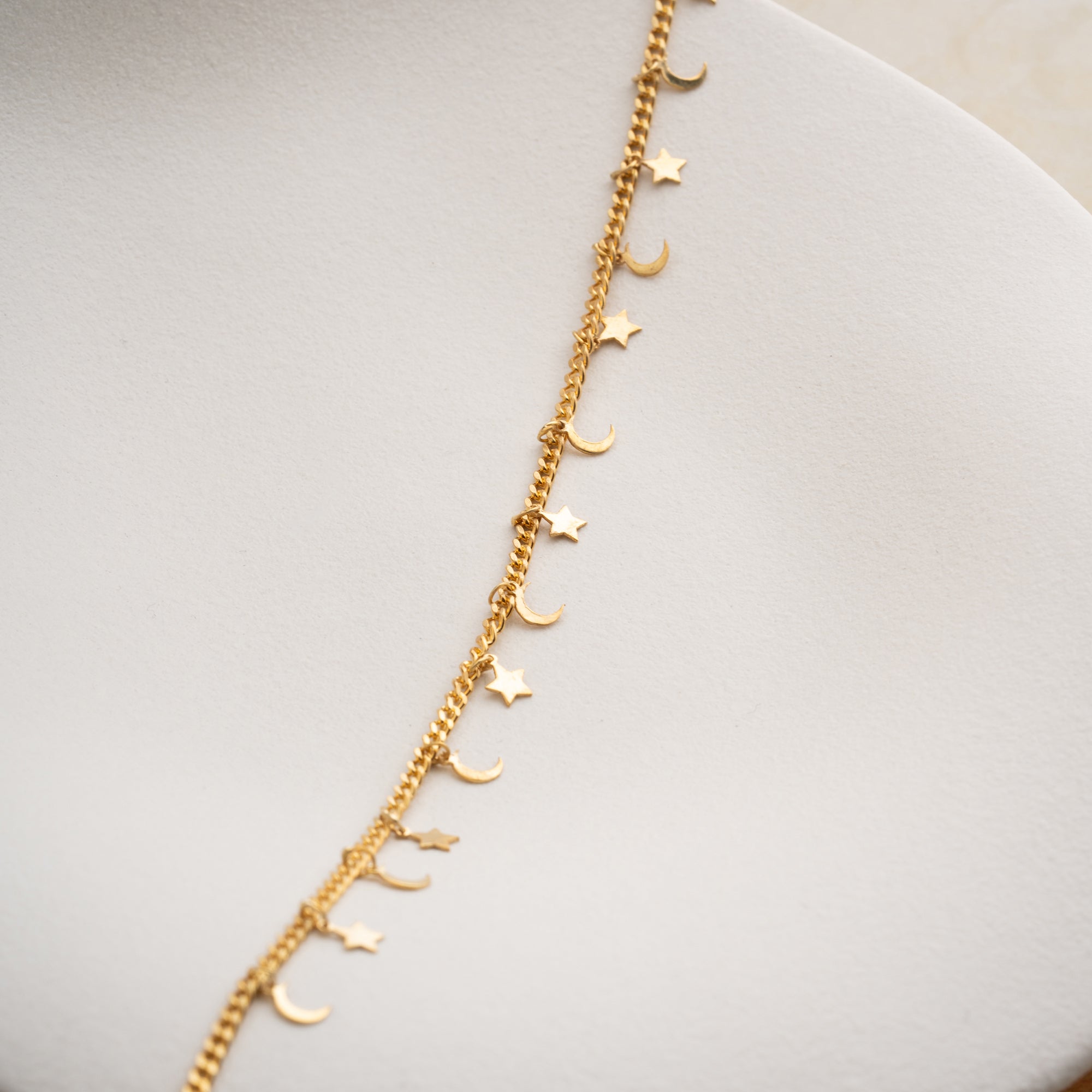 LUNARA FUSSKETTE | 925 SILBER