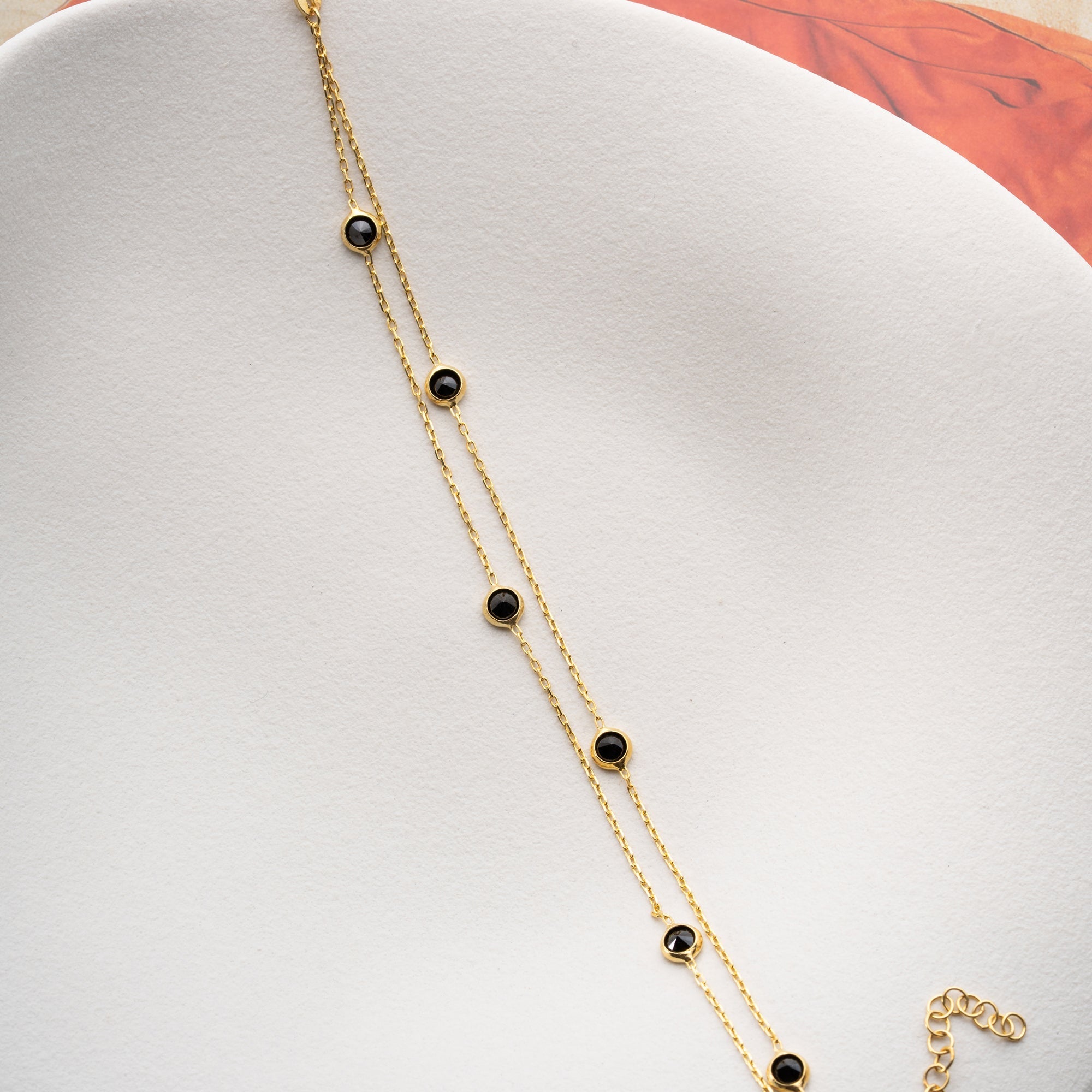 BLACK TENU ARMBAND | 925 SILBER