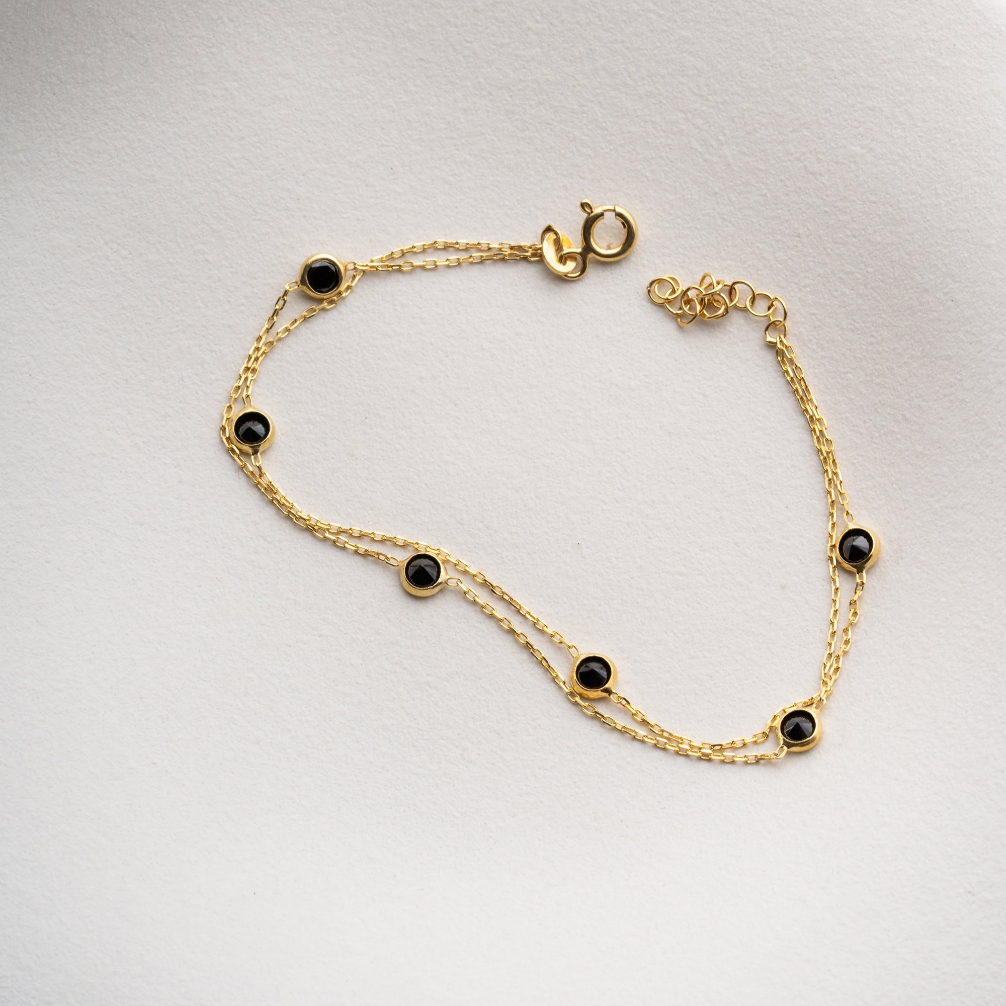 BLACK TENU ARMBAND | 925 SILBER