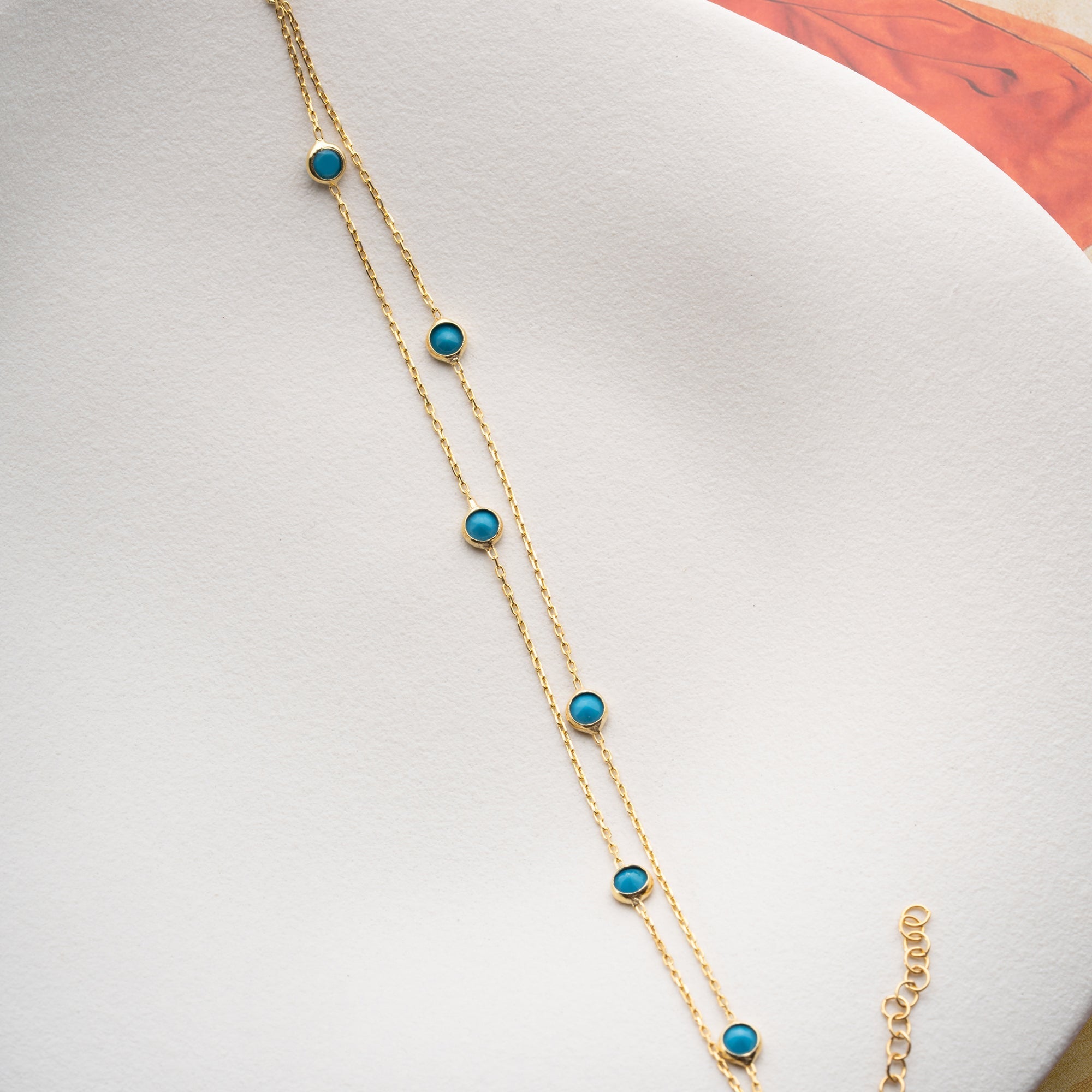 TÜRKIS TENU ARMBAND | 925 SILBER