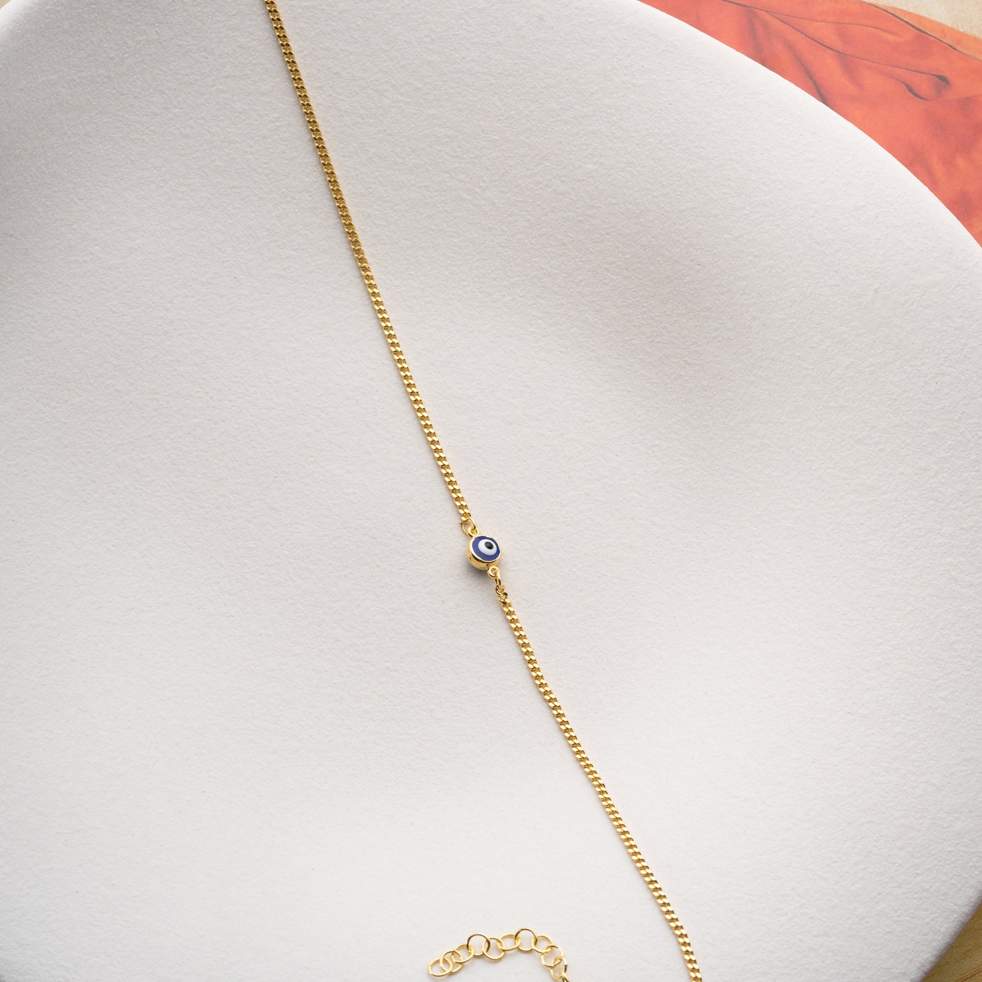 MINI DARK BLUE NAZAR ARMBAND | 925 SILBER