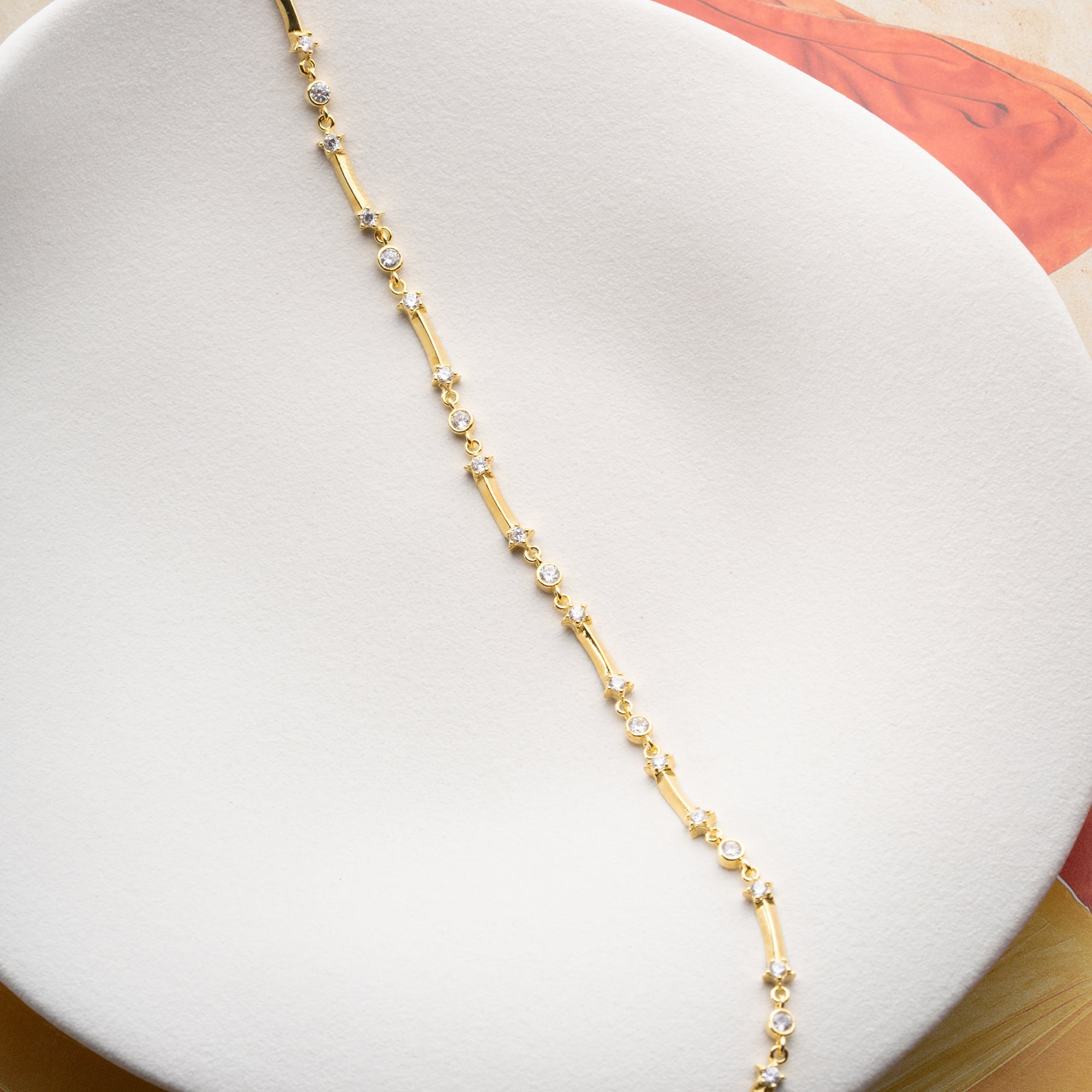 AVADA STONE ARMBAND | 925 SILBER