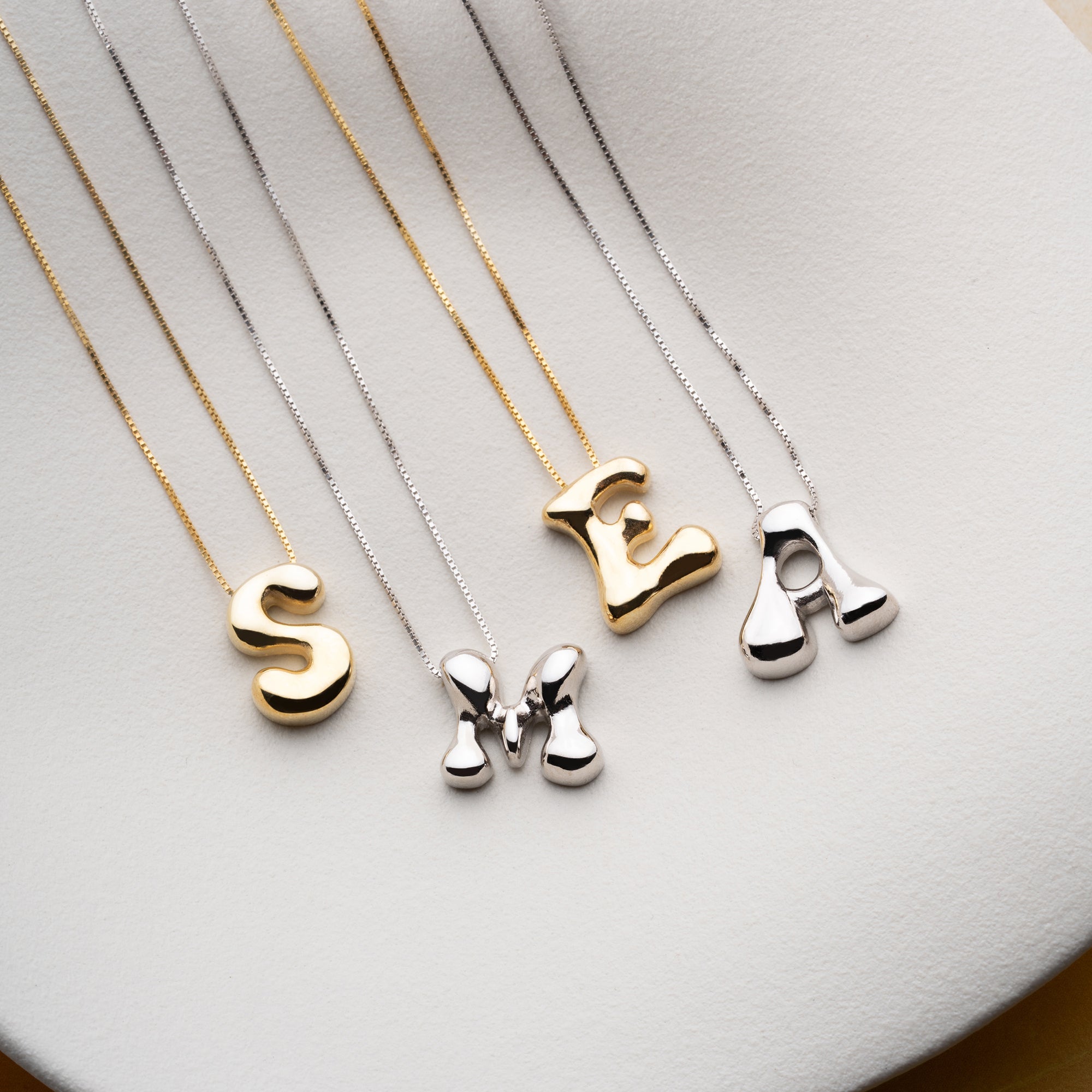 ICON BOMB BUCHSTABEN HALKSETTE | 925 SILBER