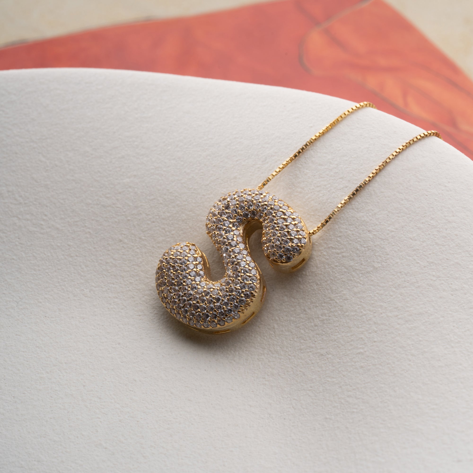 ICON BOMB ZIRKONIA BUCHSTABEN HALSKETTE | 925 SILBER