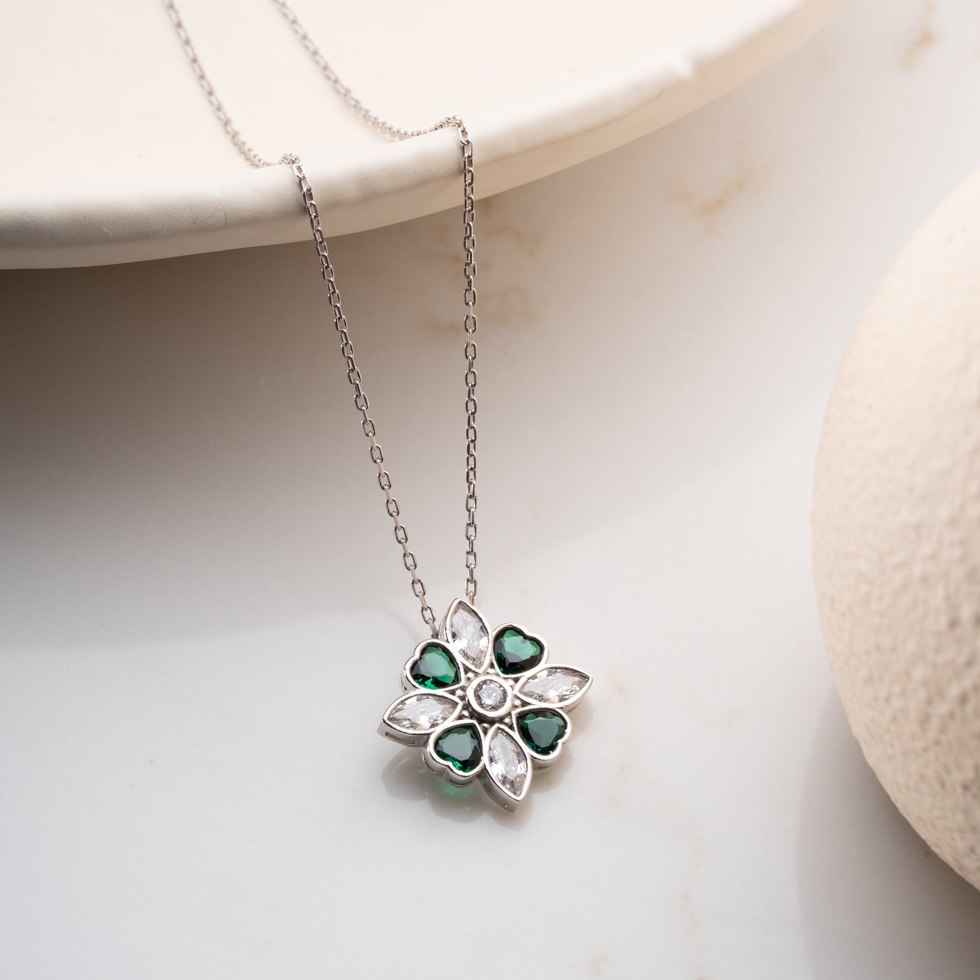 MIGOK GREEN KETTE | 925 SILBER