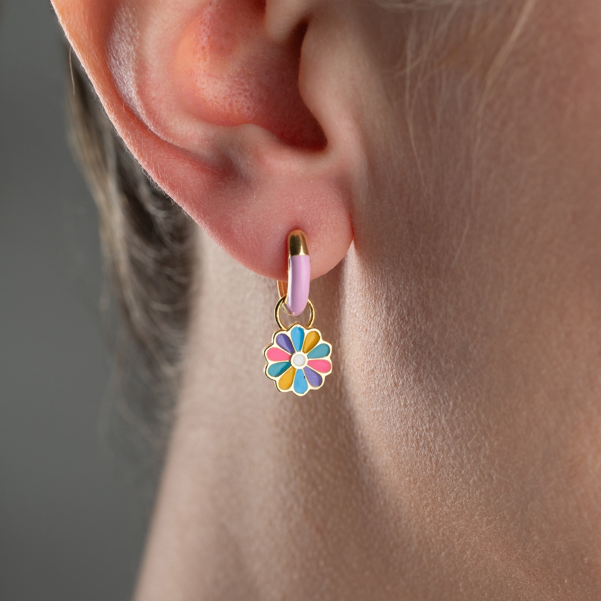 KINDER DAISY OHRRINGE| 925 SILBER