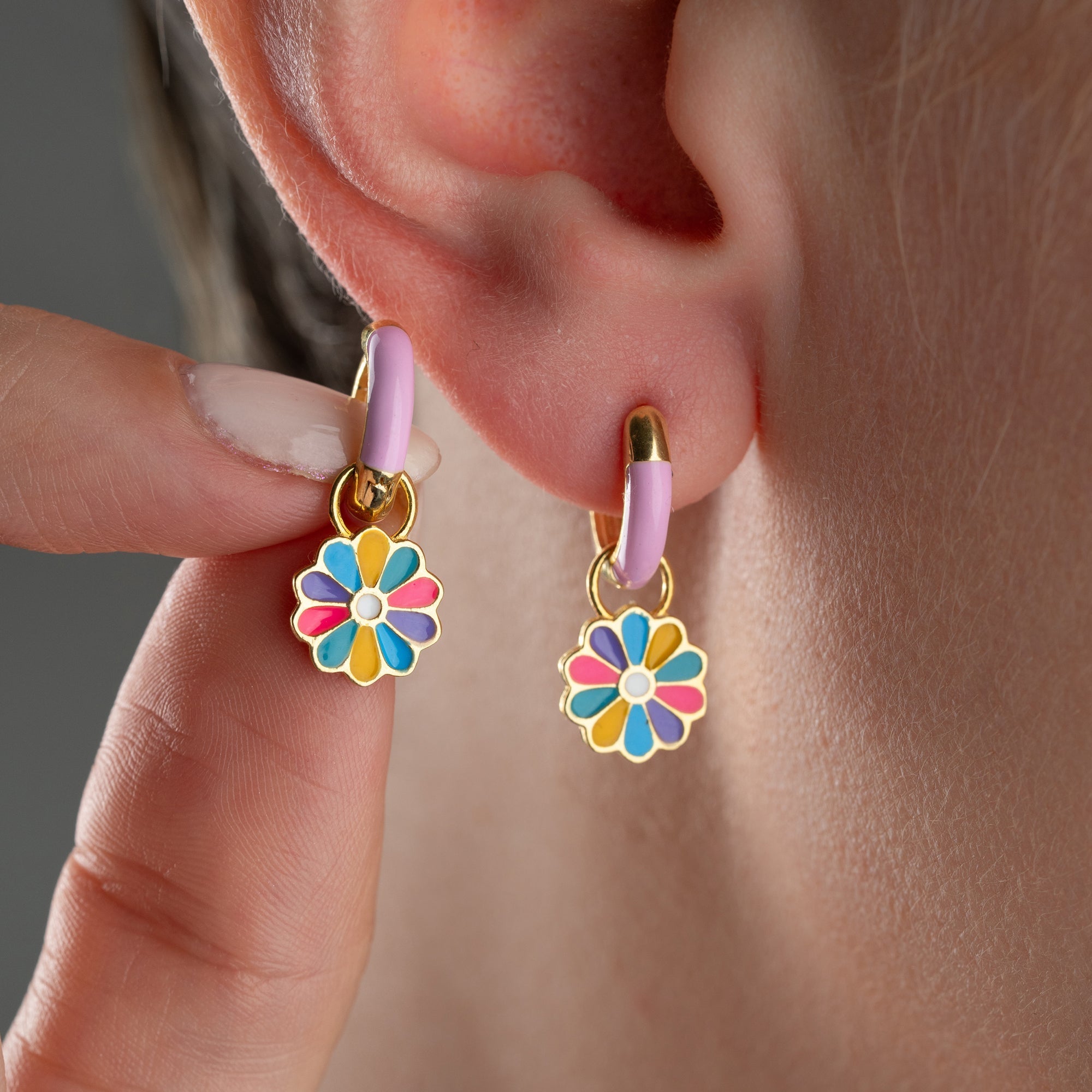 KINDER DAISY OHRRINGE| 925 SILBER