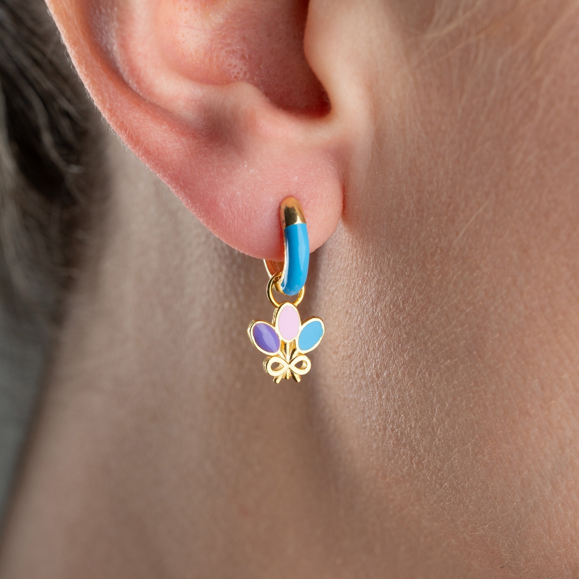 KINDER BALLON OHRRINGE| 925 SILBER