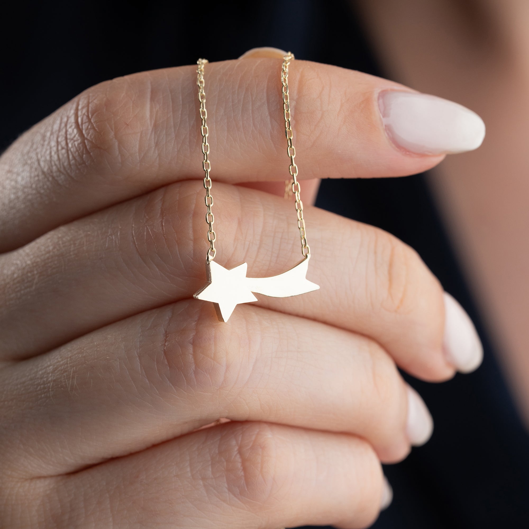 STERNSCHNUPPE HALSKETTE | 925 SILBER