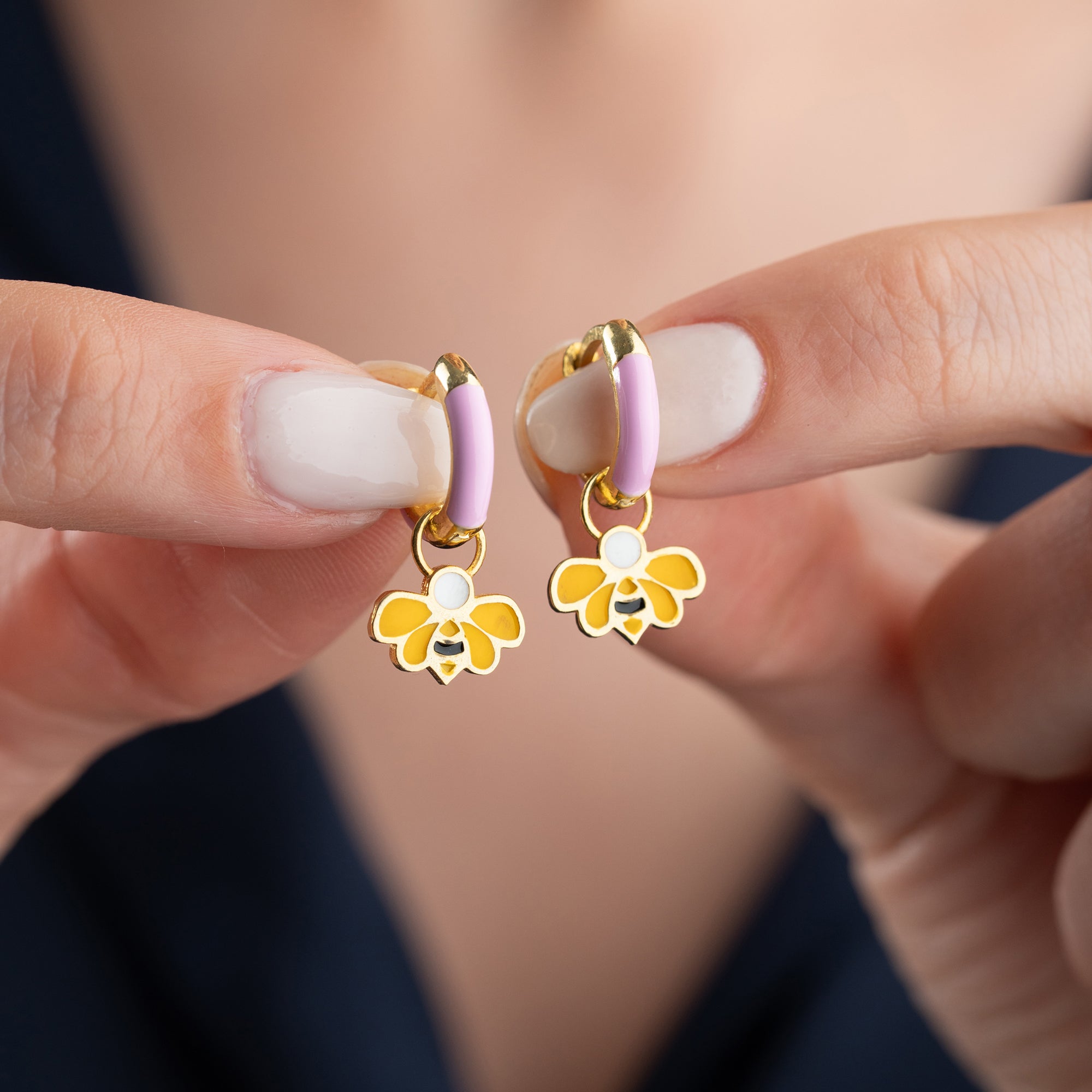 KINDER BEE OHRRINGE| 925 SILBER