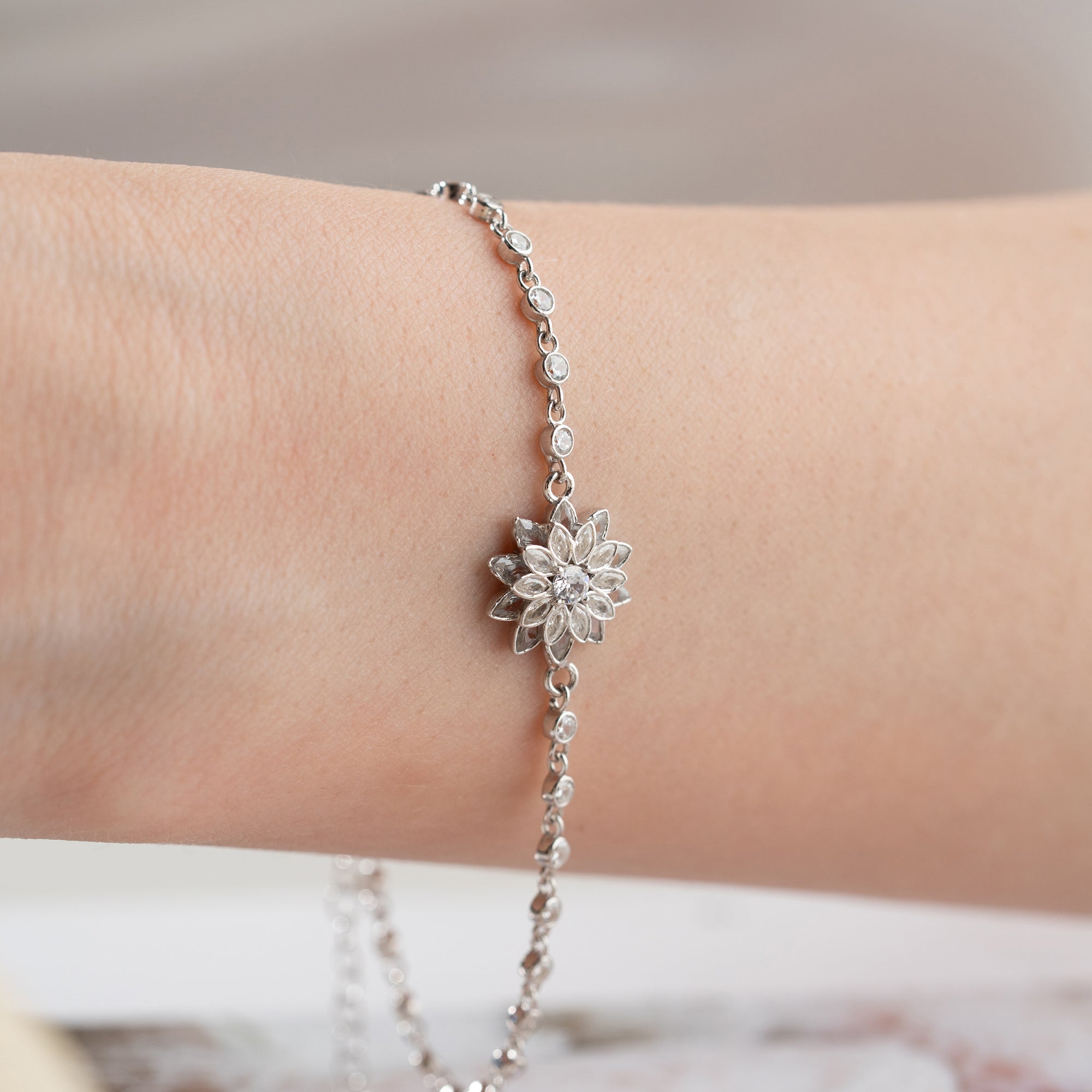 LOTUS ARMKETTE | 925 SILBER