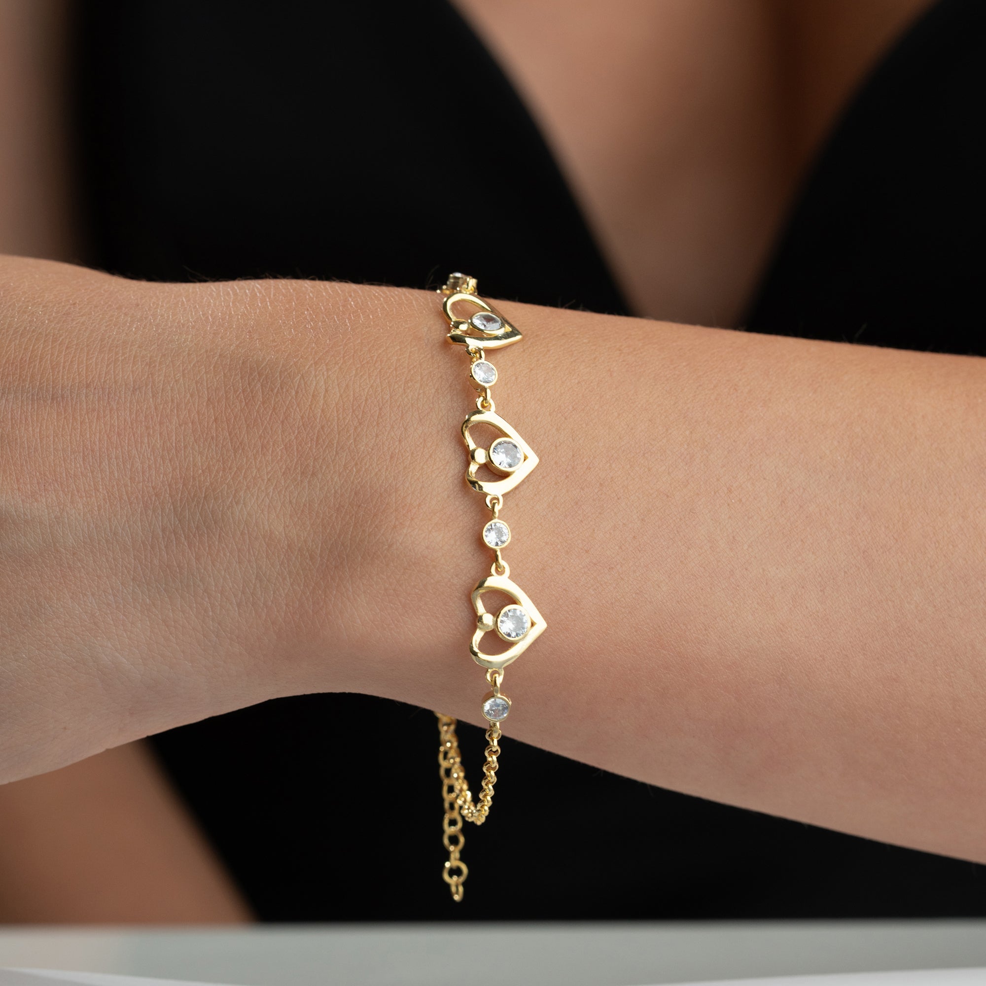 RUYA HEART ARMBAND | 925 SILBER