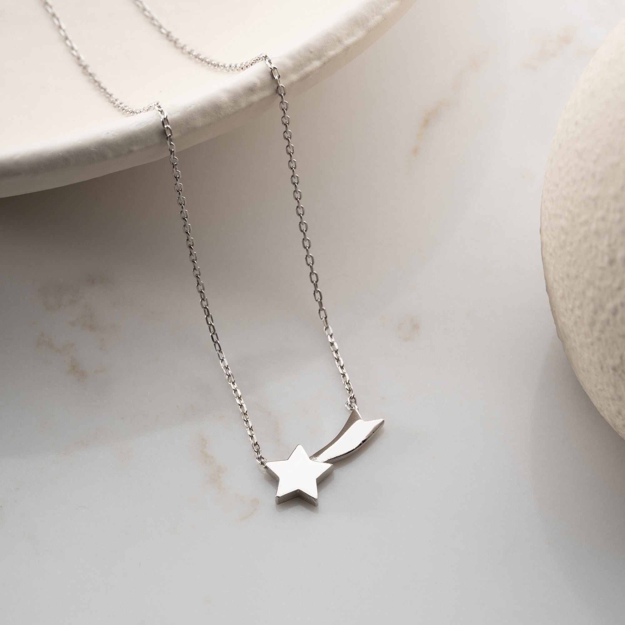 STERNSCHNUPPE HALSKETTE | 925 SILBER