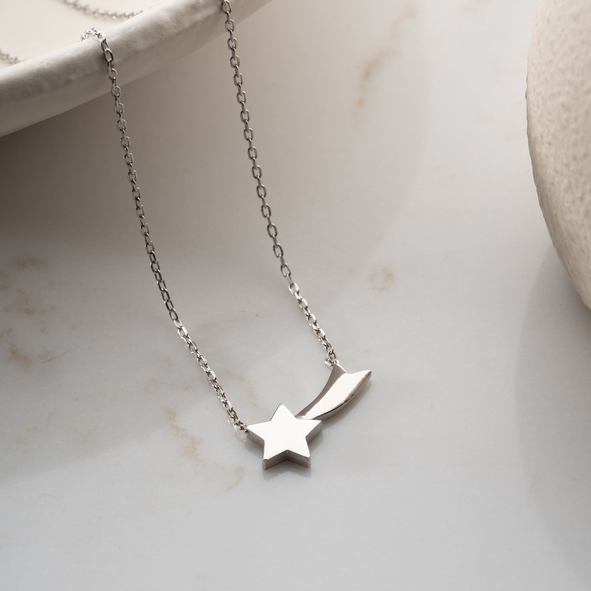 STERNSCHNUPPE HALSKETTE | 925 SILBER