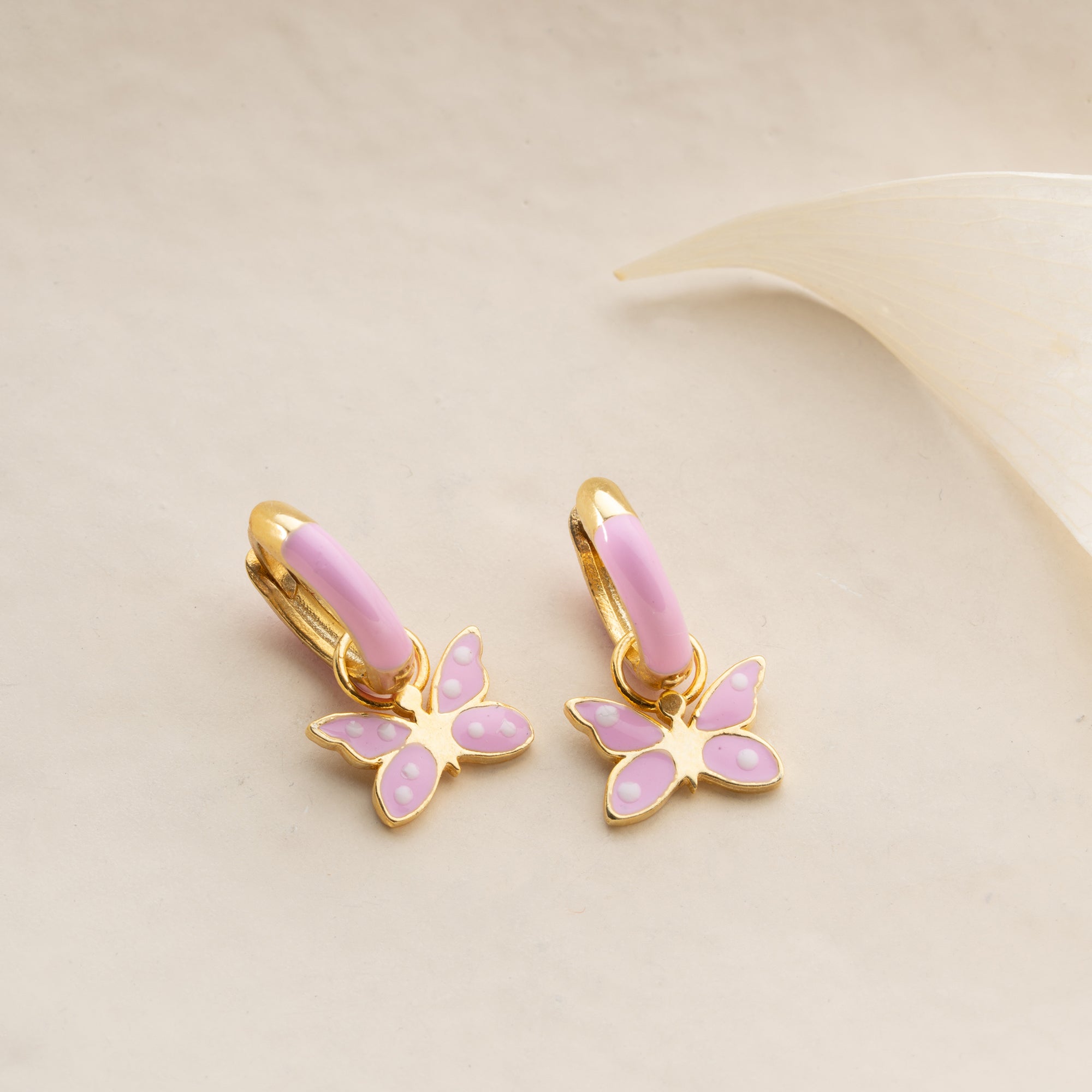 KINDER SCHMETTERLING OHRRINGE | 925 SILBER