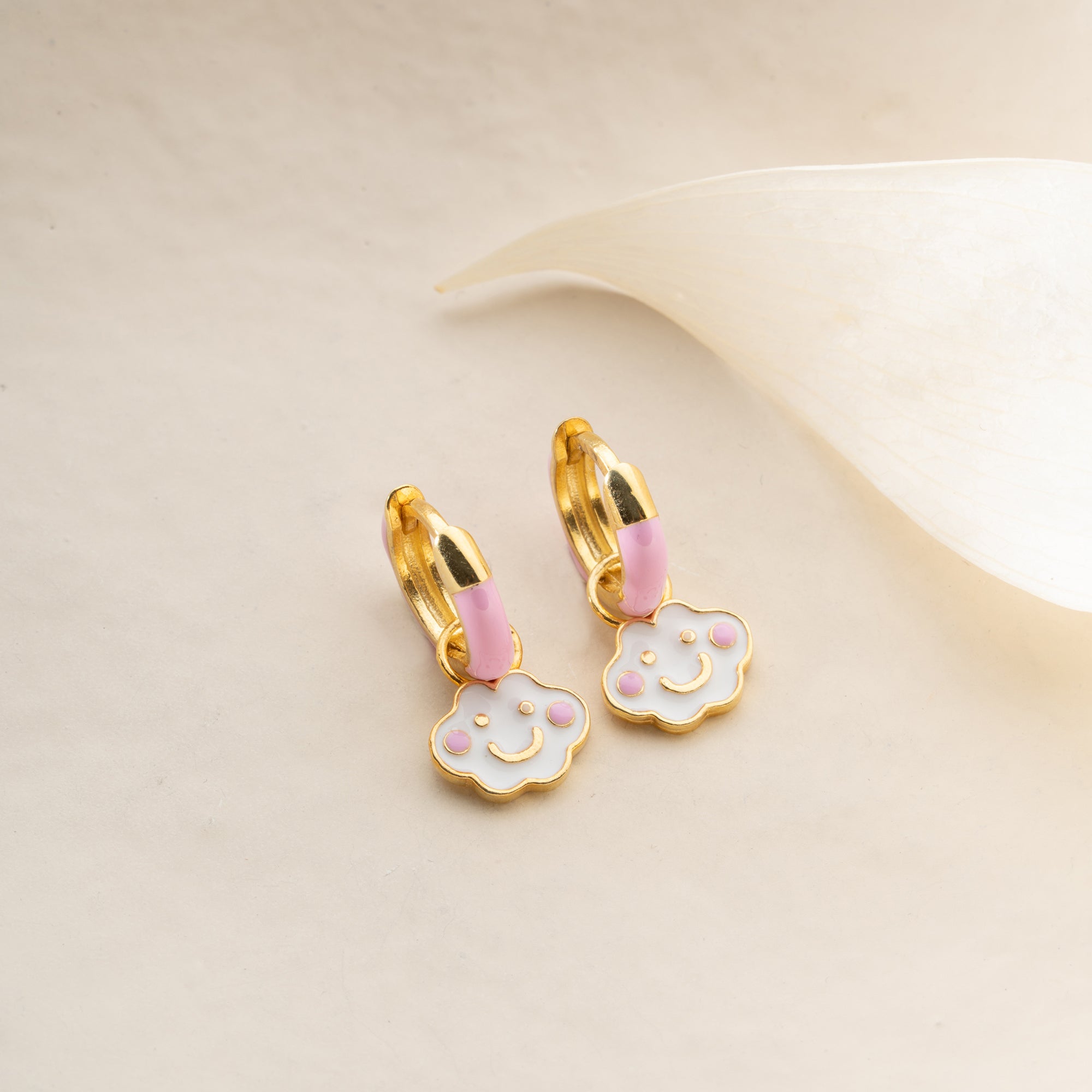 KINDER WOLKE OHRRINGE | 925 SILBER