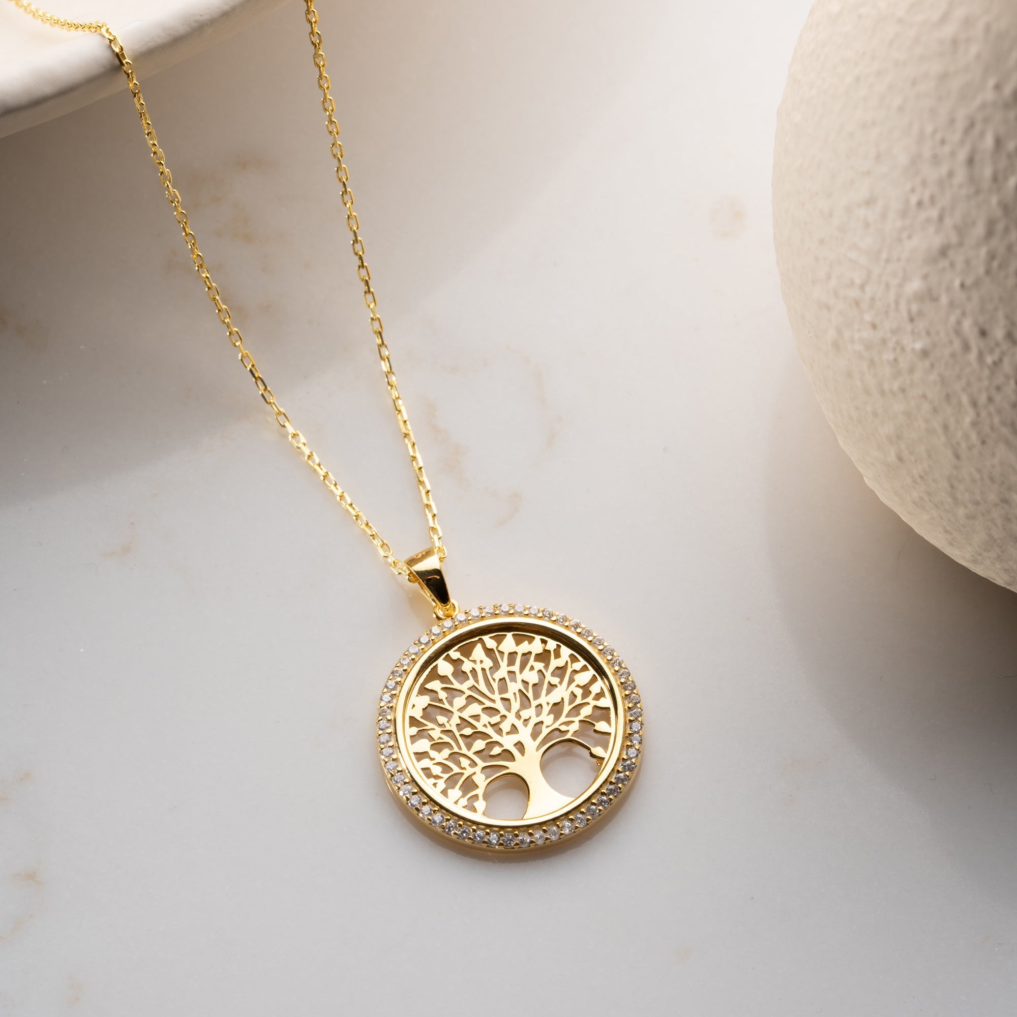 LEBENSBAUM HALSKETTE | 925 SILBER