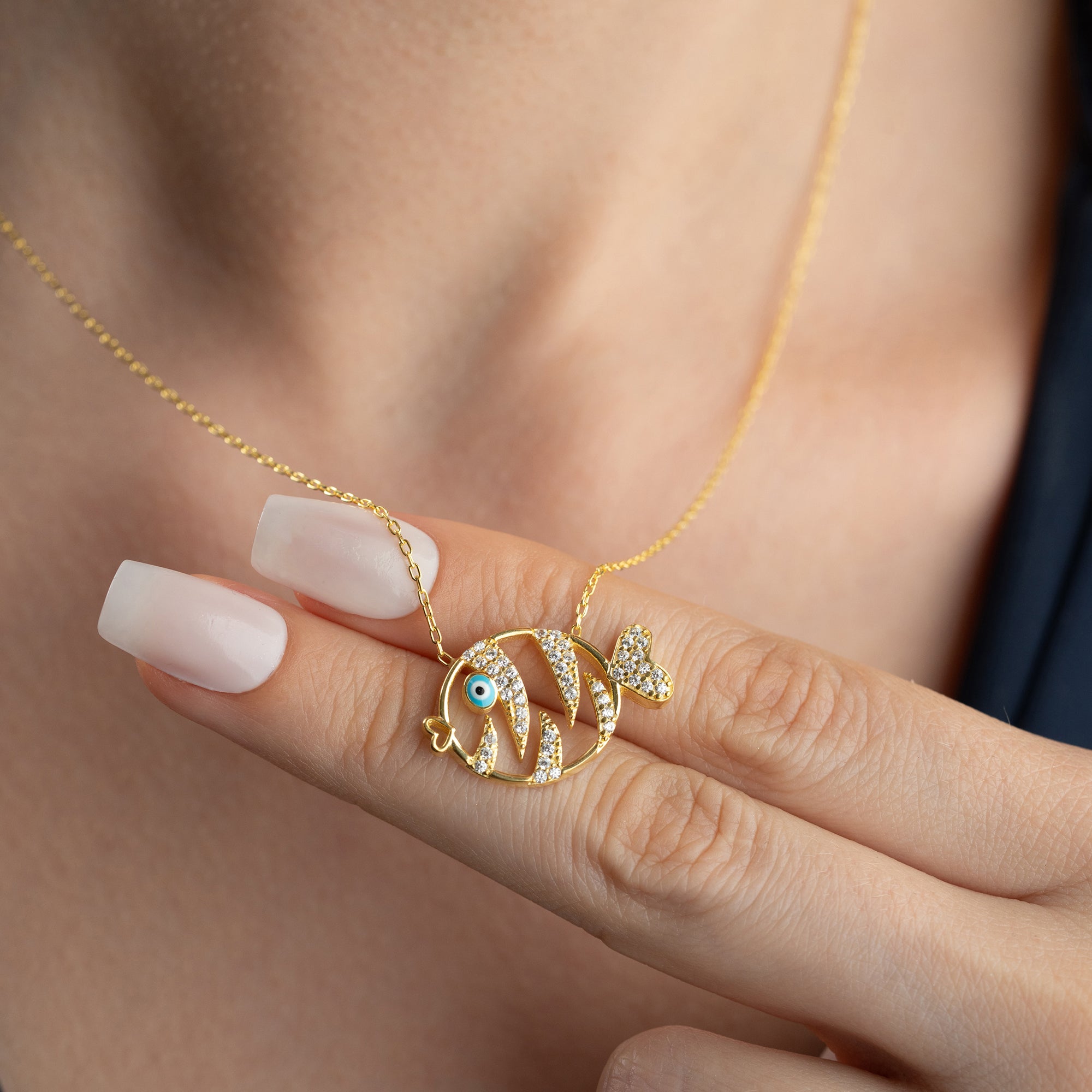 FISCH NAZAR HALSKETTE | 925 SILBER