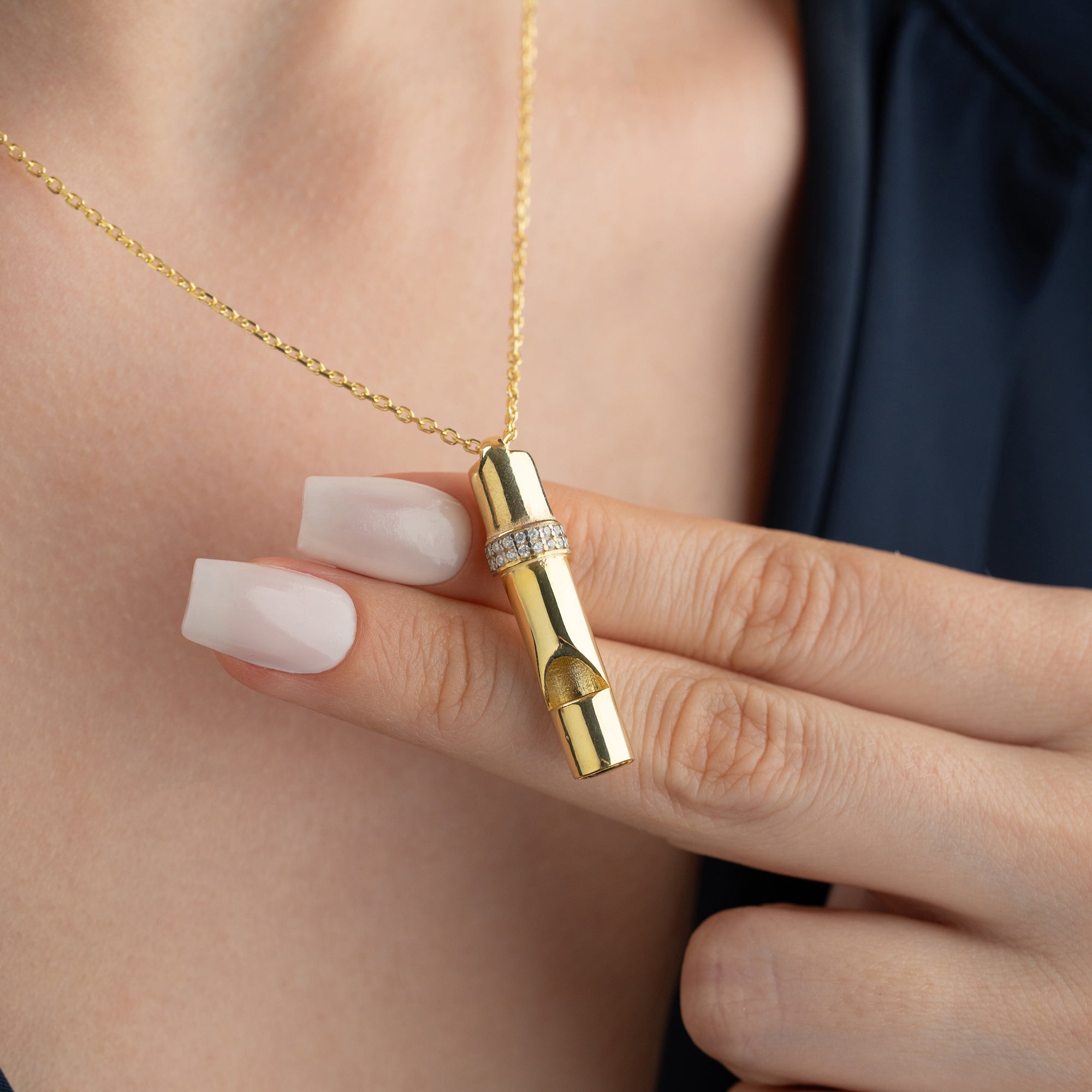 PFEIFE HALSKETTE | 925 SILBER