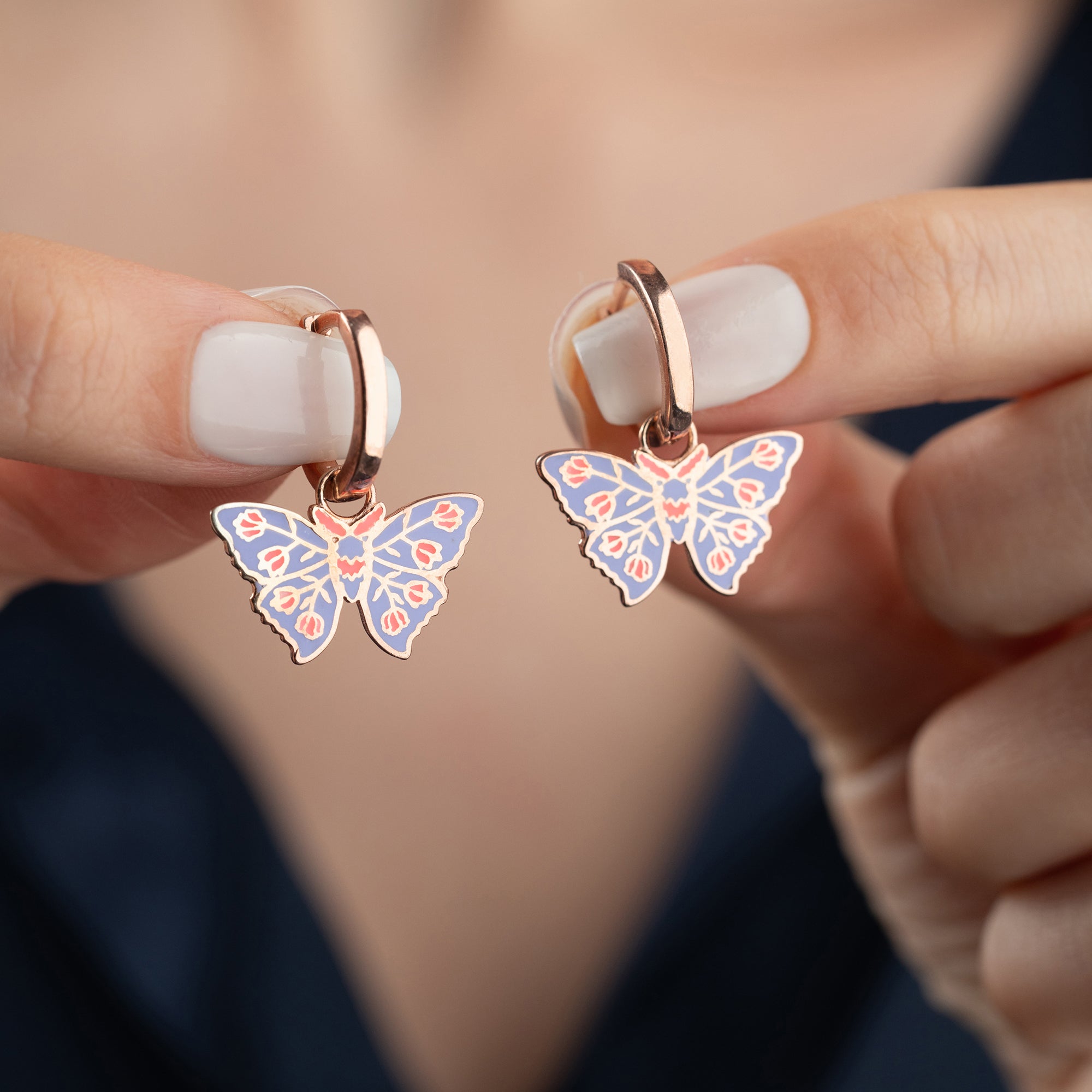 KINDER BUTTERFLY OHRRINGE | 925 SILBER