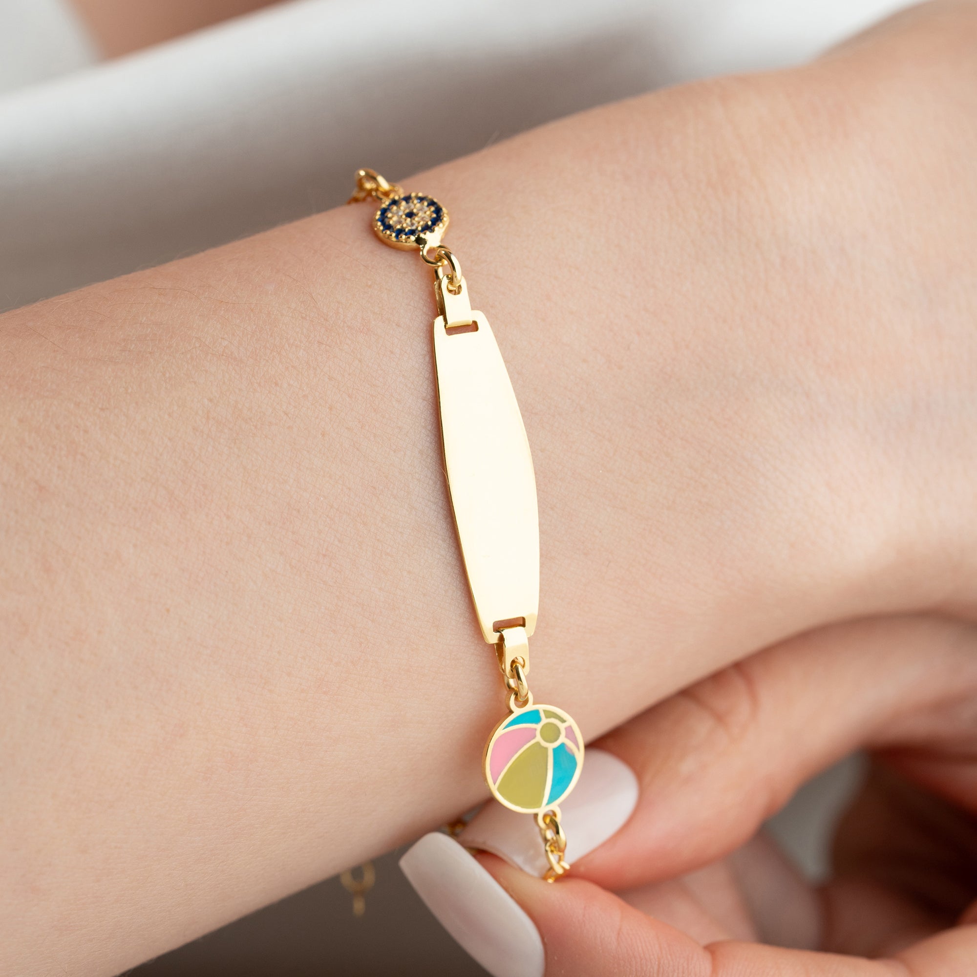 BALLON NAZAR KINDER ARMBAND | 925 SILBER