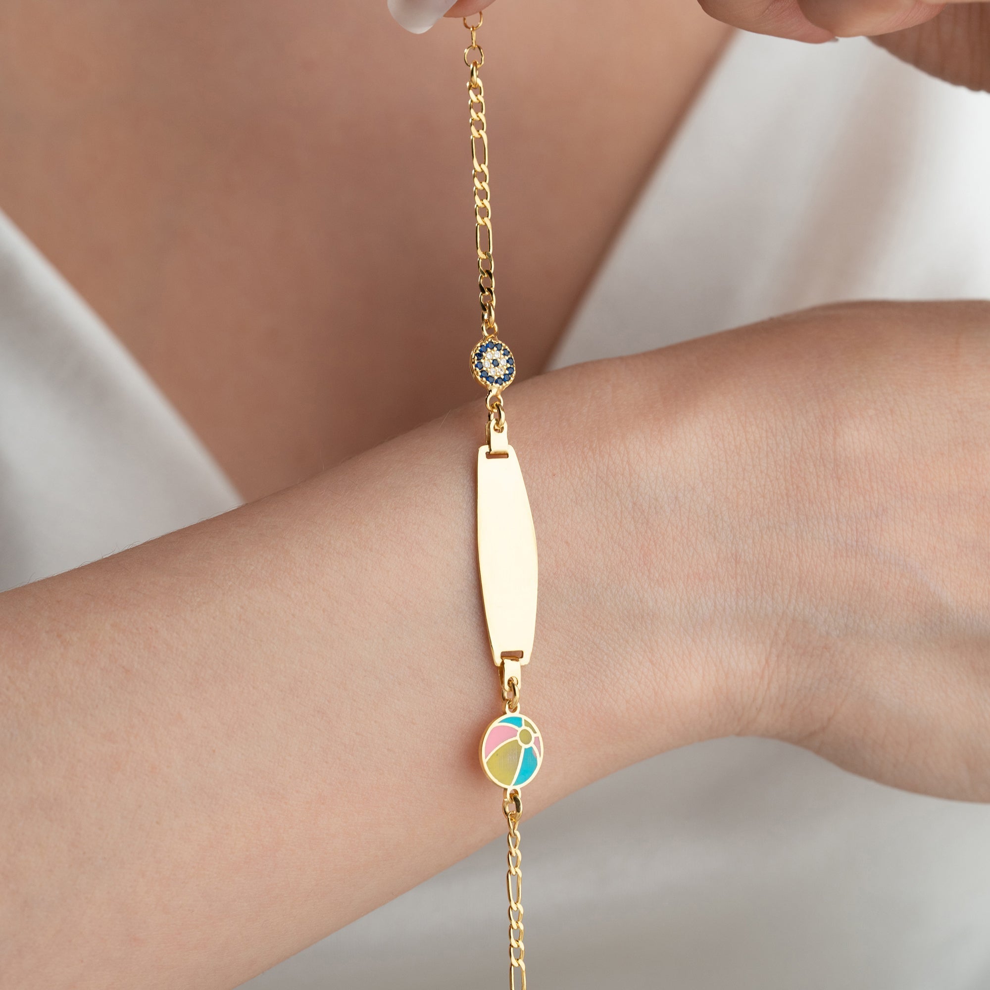 BALLON NAZAR KINDER ARMBAND | 925 SILBER