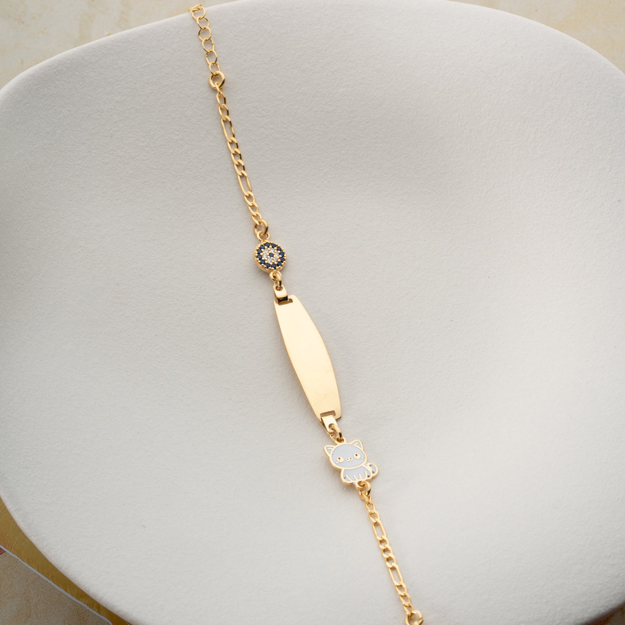 CAT NAZAR KINDER ARMBAND | 925 SILBER