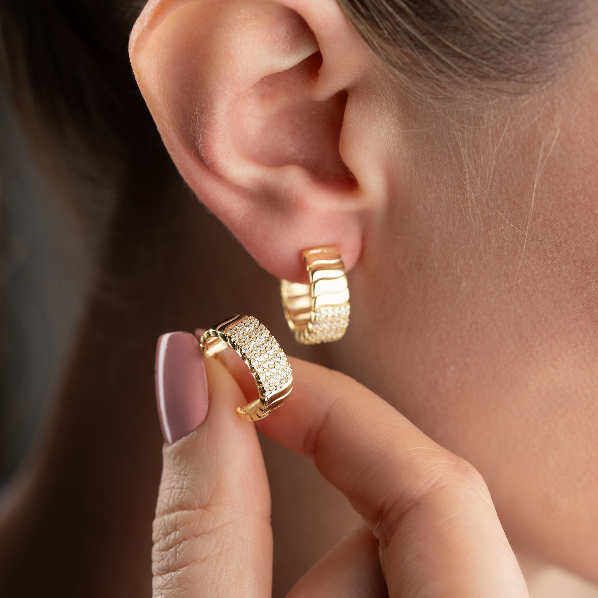 PERSE OHRRINGE | 925 SILBER