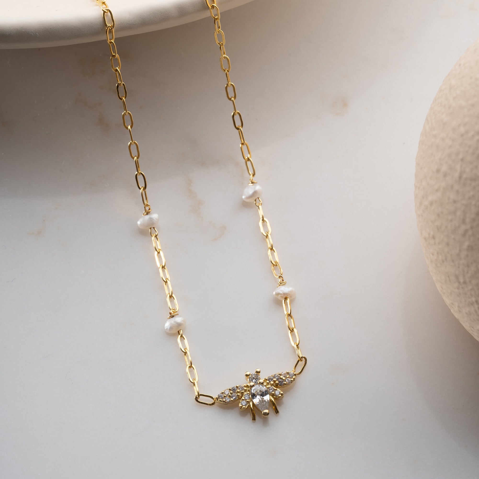 MONIAN PEARL KETTE | 925 SILBER