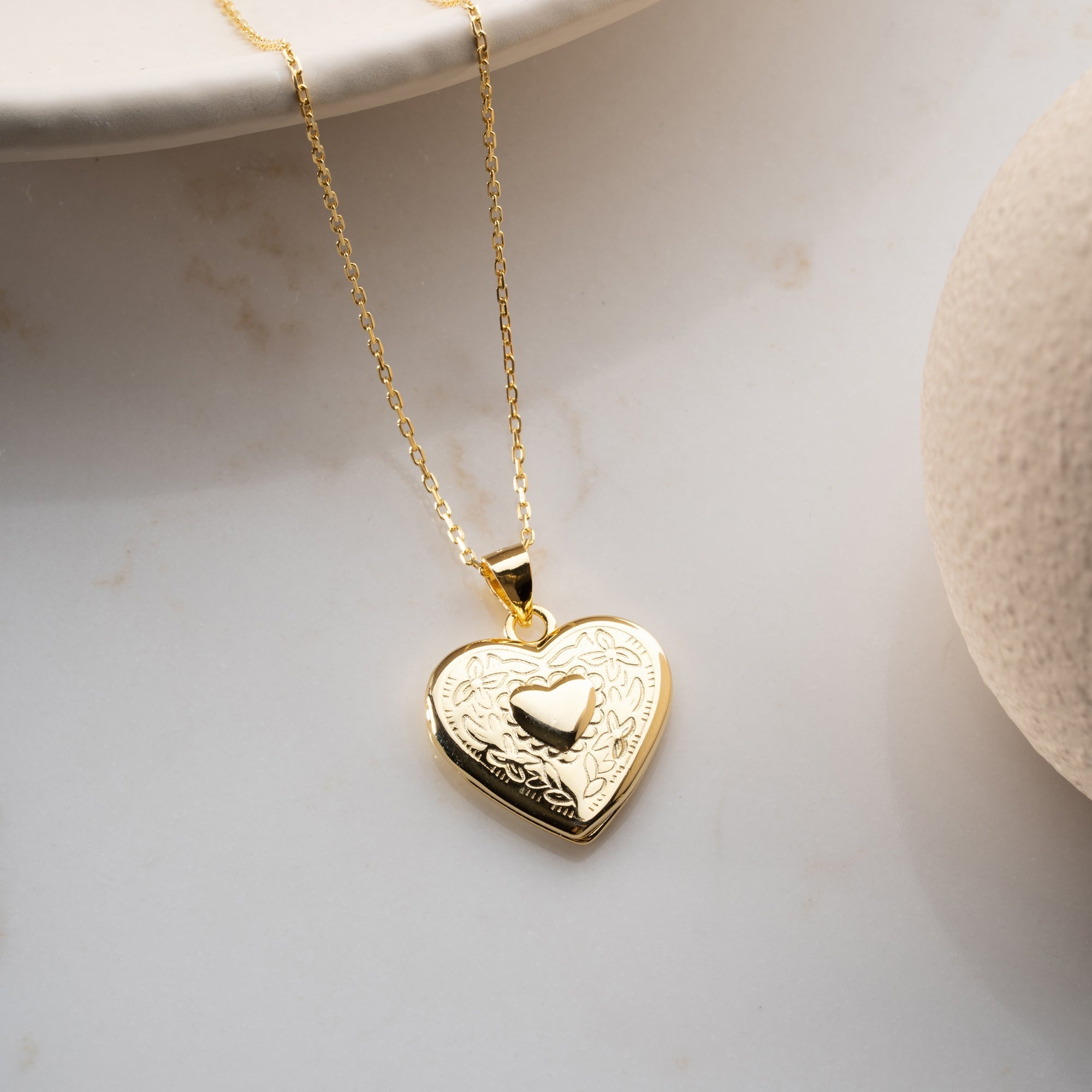VINTAGE HEART KETTE | 925 SILBER