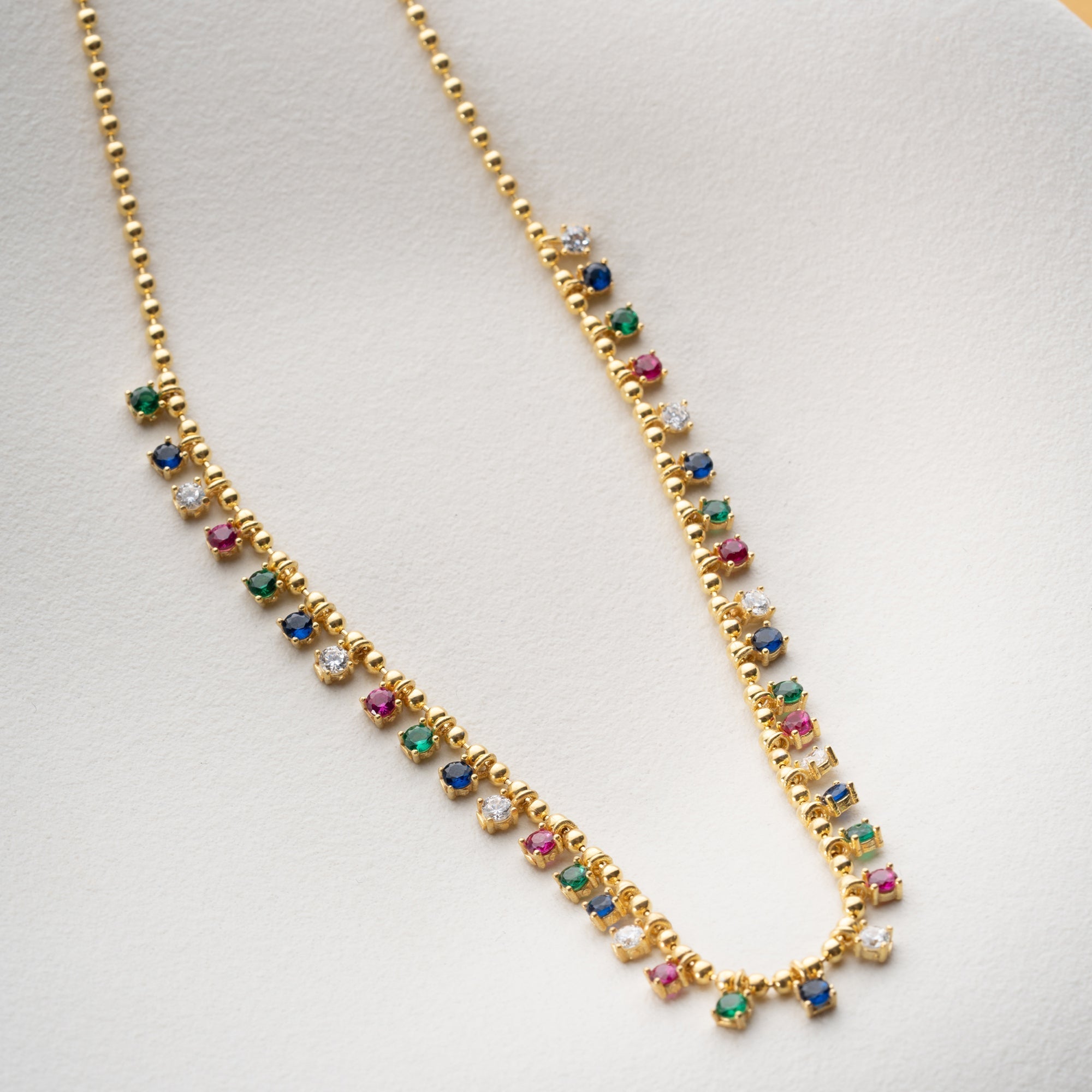 MIRIYA COLORFULL KETTE | 925 SILBER