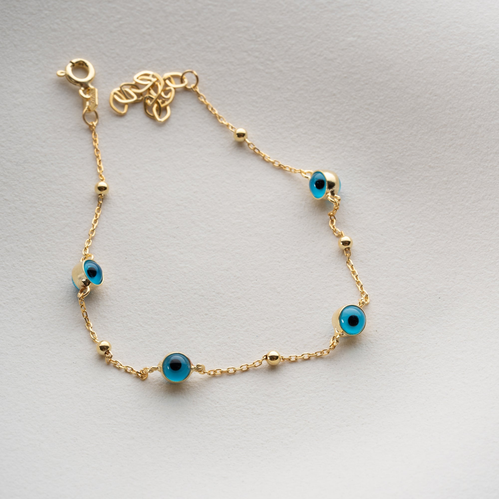 BULLET NAZAR ARMBAND | 925 SILBER