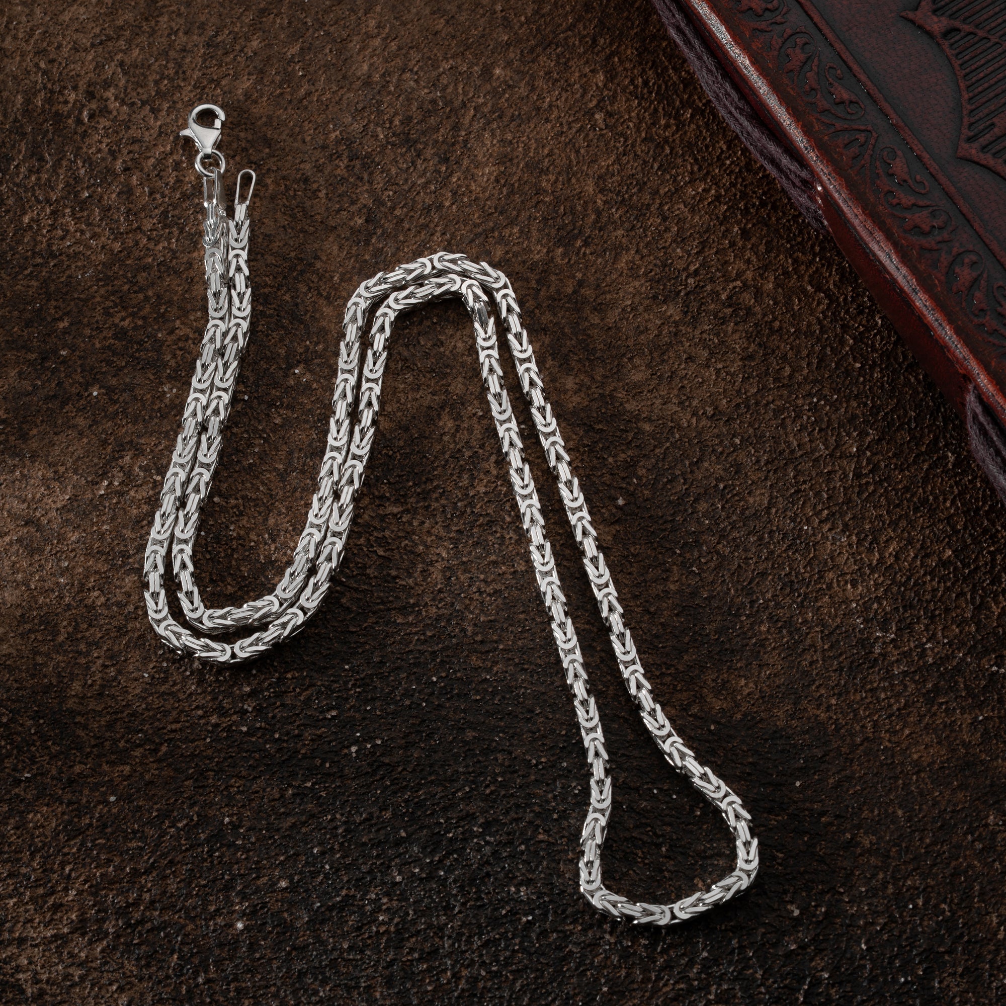 KÖNIGSKETTE 4 MM GLANZ | 925 SILBER