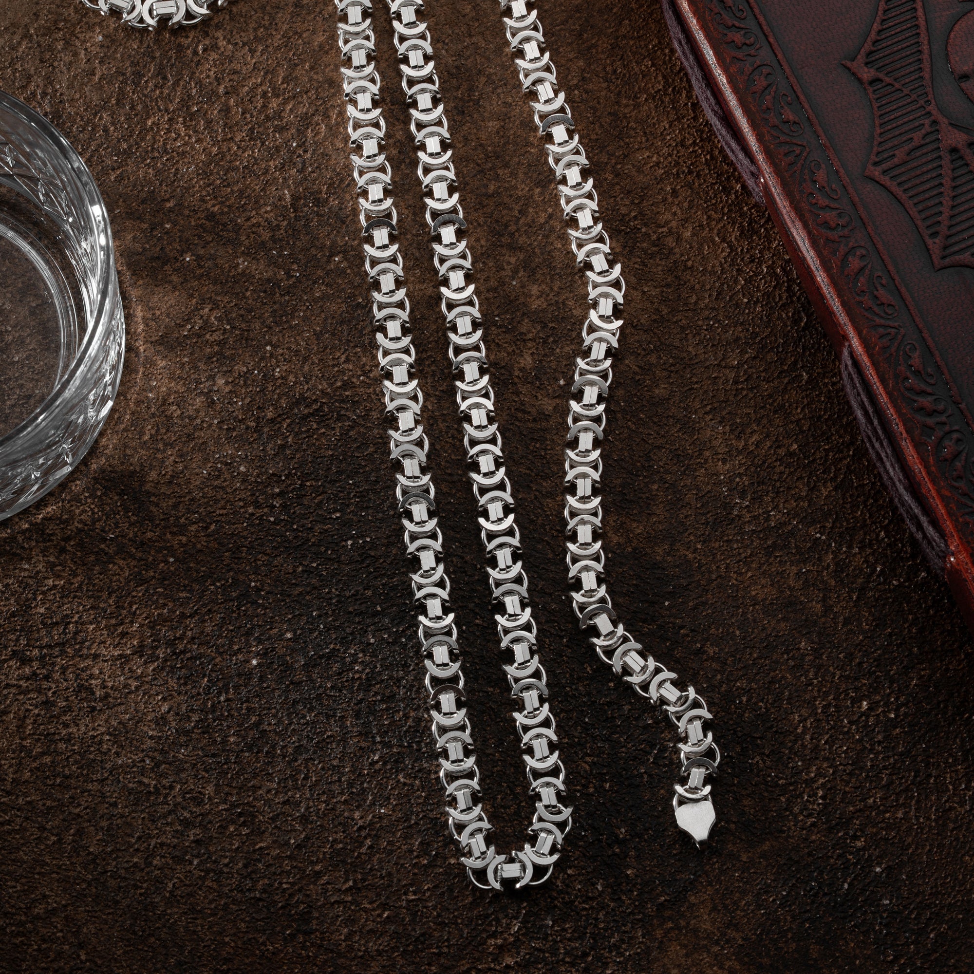 KÖNIGSKETTE FLACH SET | 925 SILBER