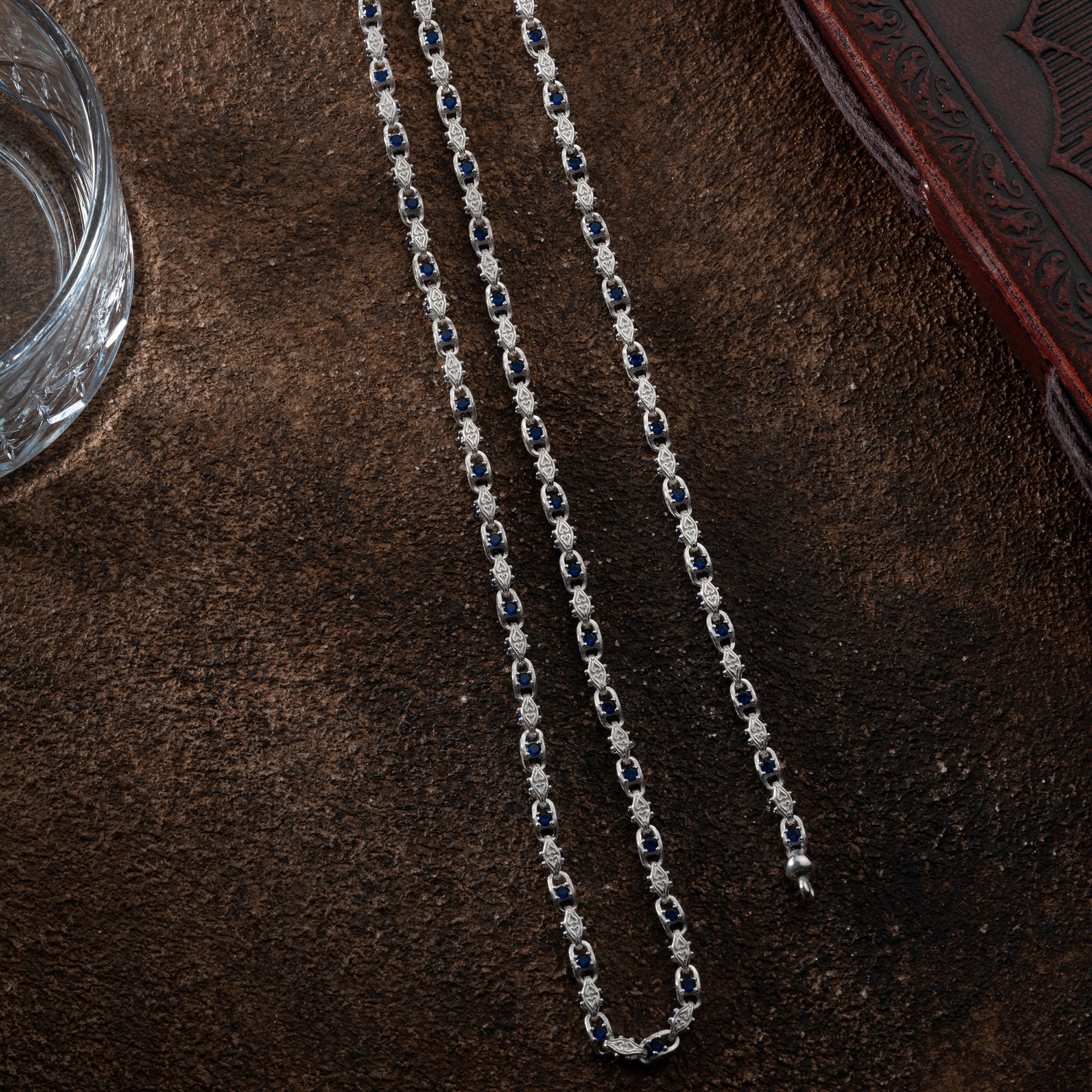 ANKER BLUE DIAMOND SET | 925 SILBER