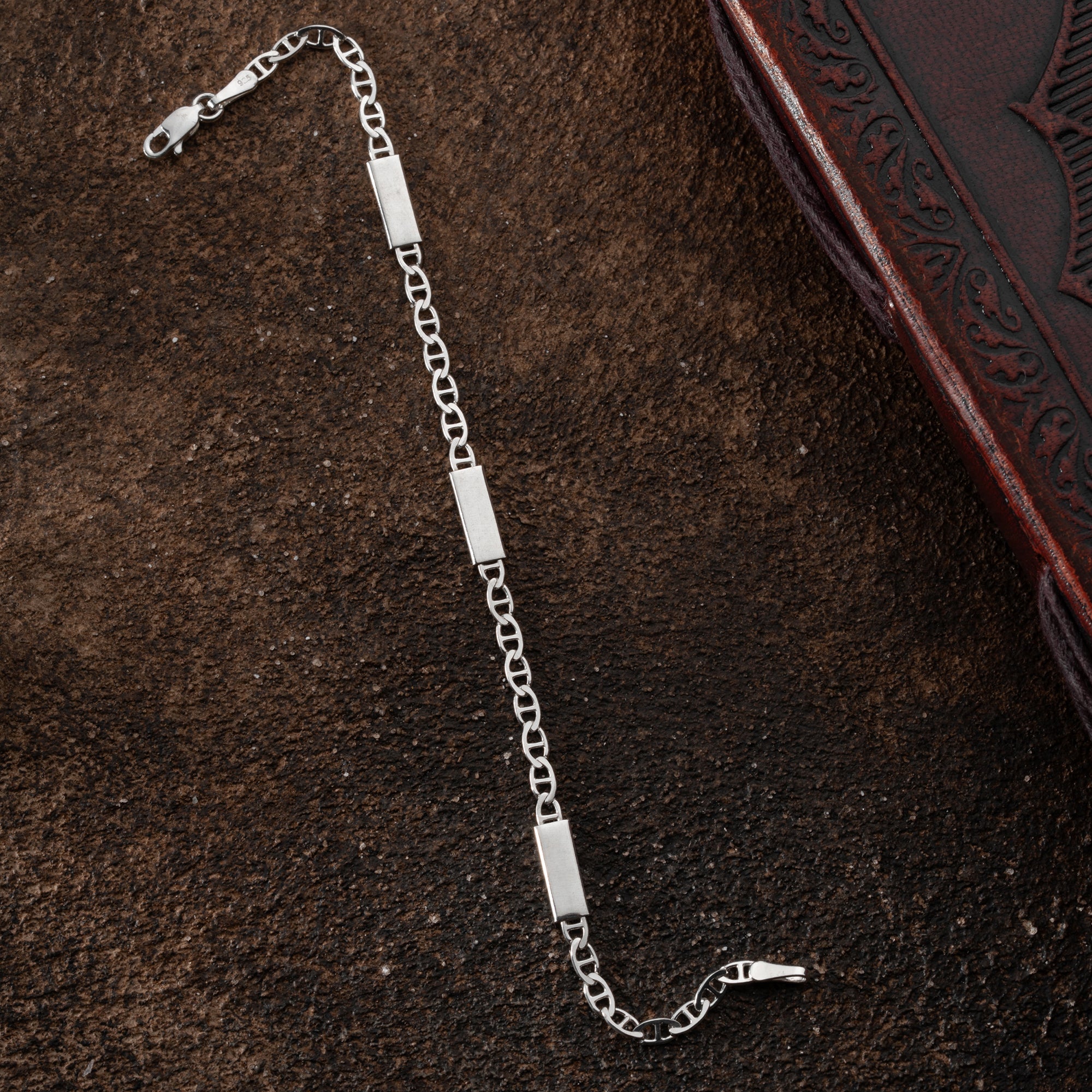 PLATTEN CUBAN LINK ARMBAND 4MM | 925 SILBER.