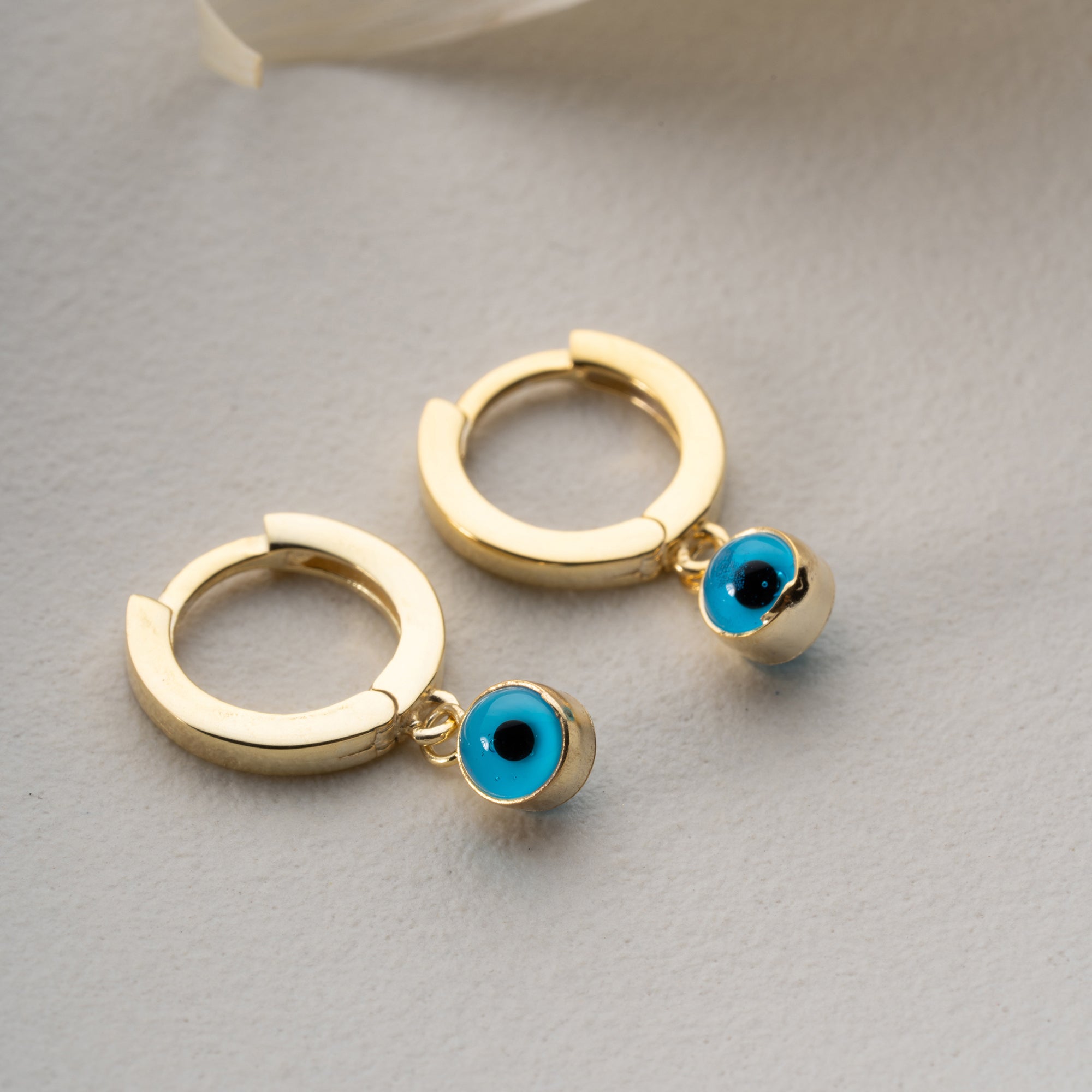 NAZAR RUNDE OHRRINGE | 925 SILBER