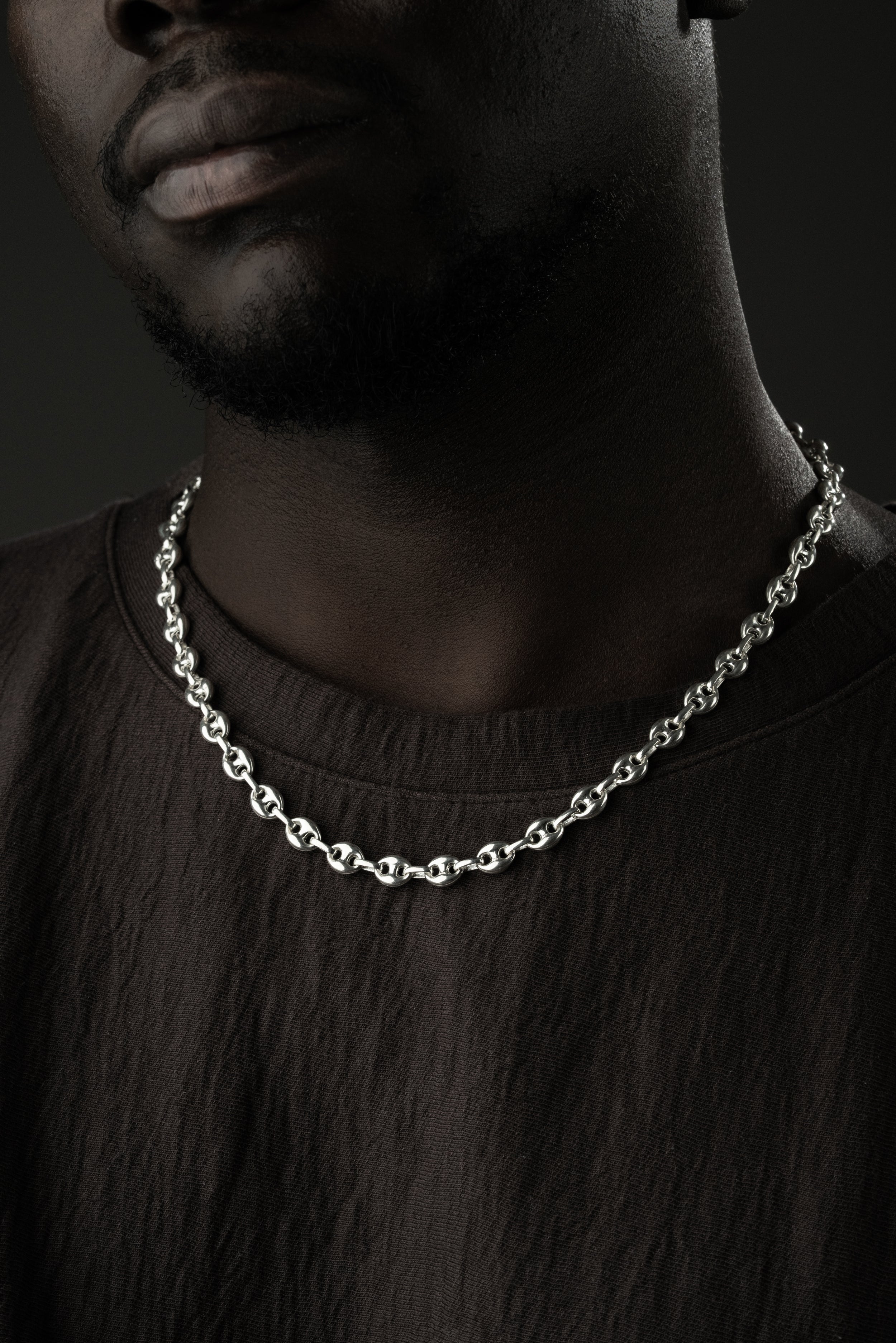 BOHNEN HALSKETTE | 925 SILBER