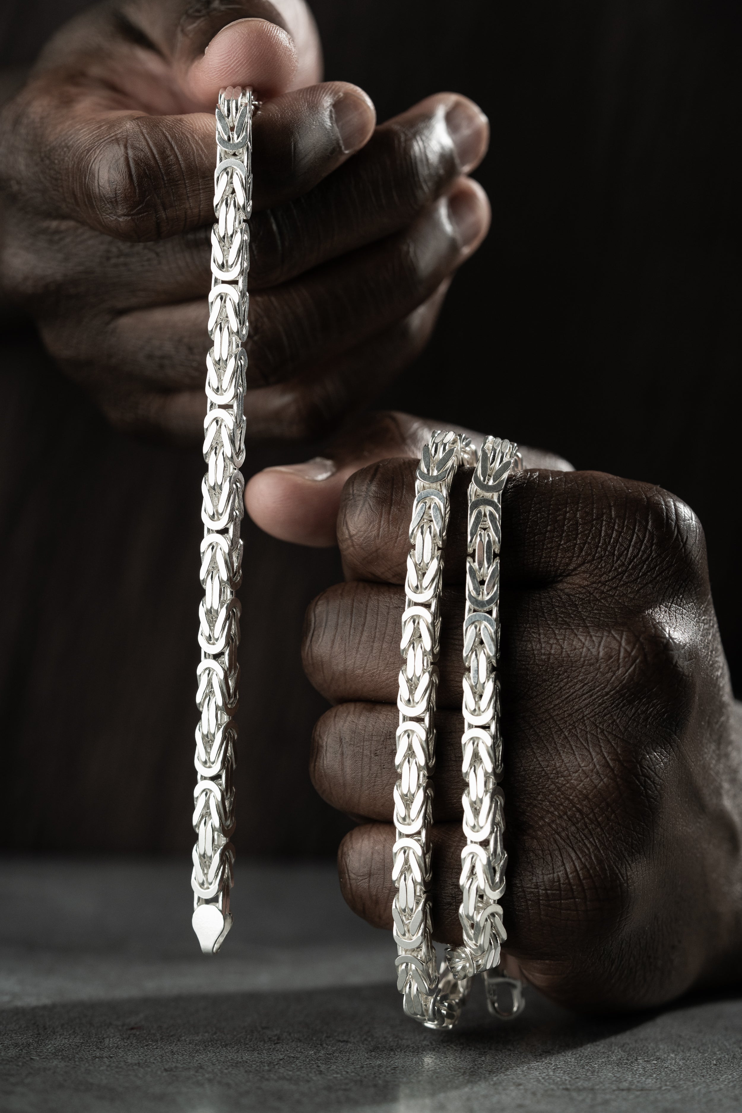 KÖNIGSKETTE SET 6 MM | 925 SILBER