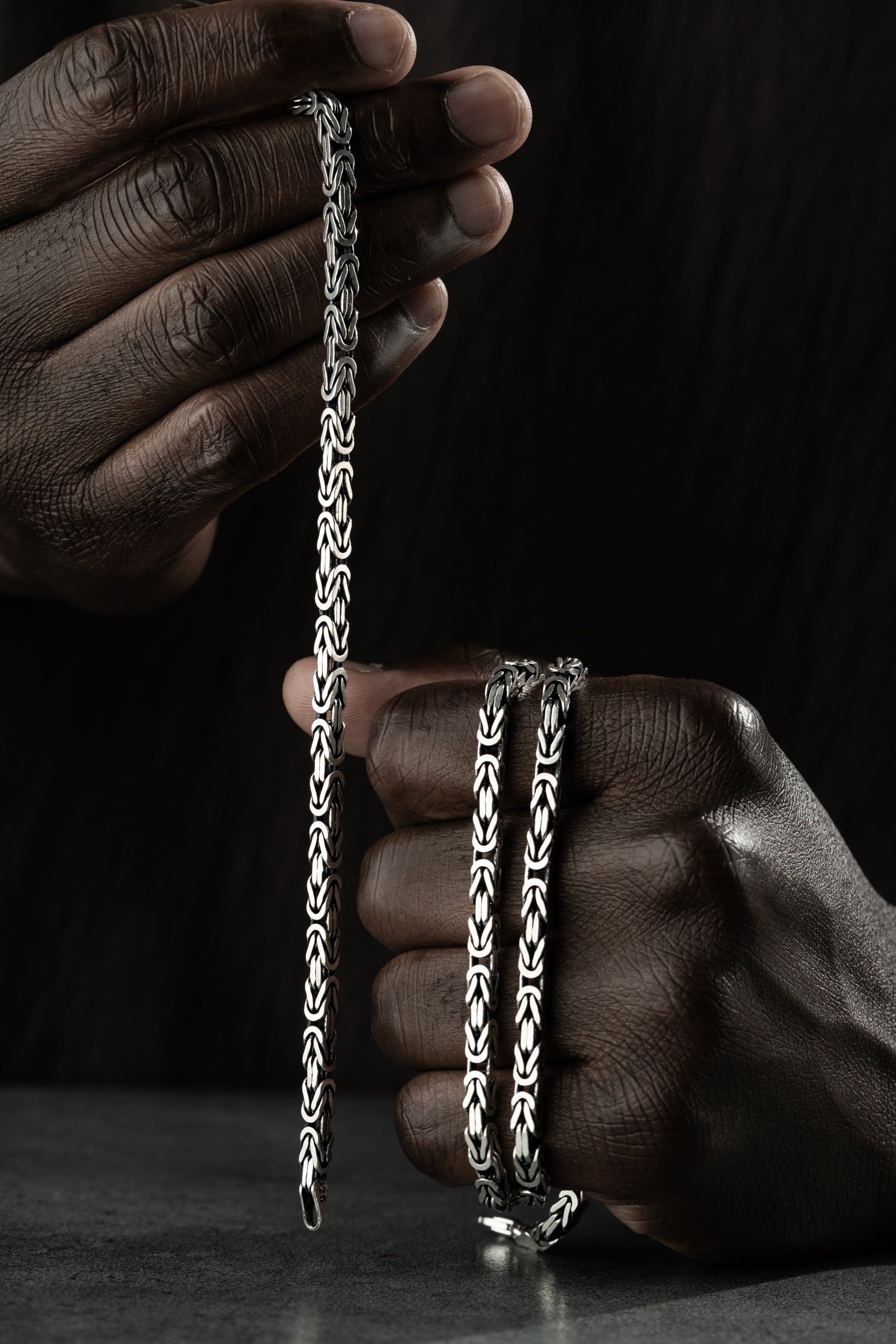 KÖNIGSKETTE 4 MM SET | 925 SILBER