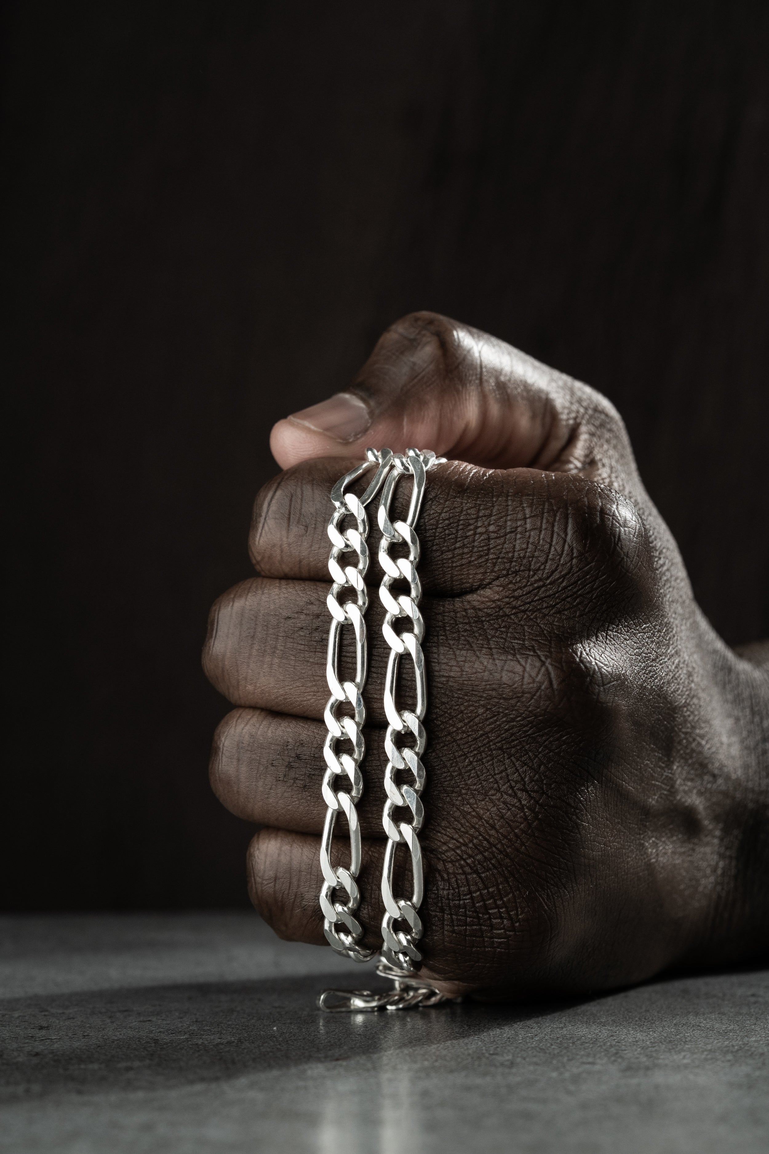 BIG FIGARO HALSKETTE | 925 SILBER.