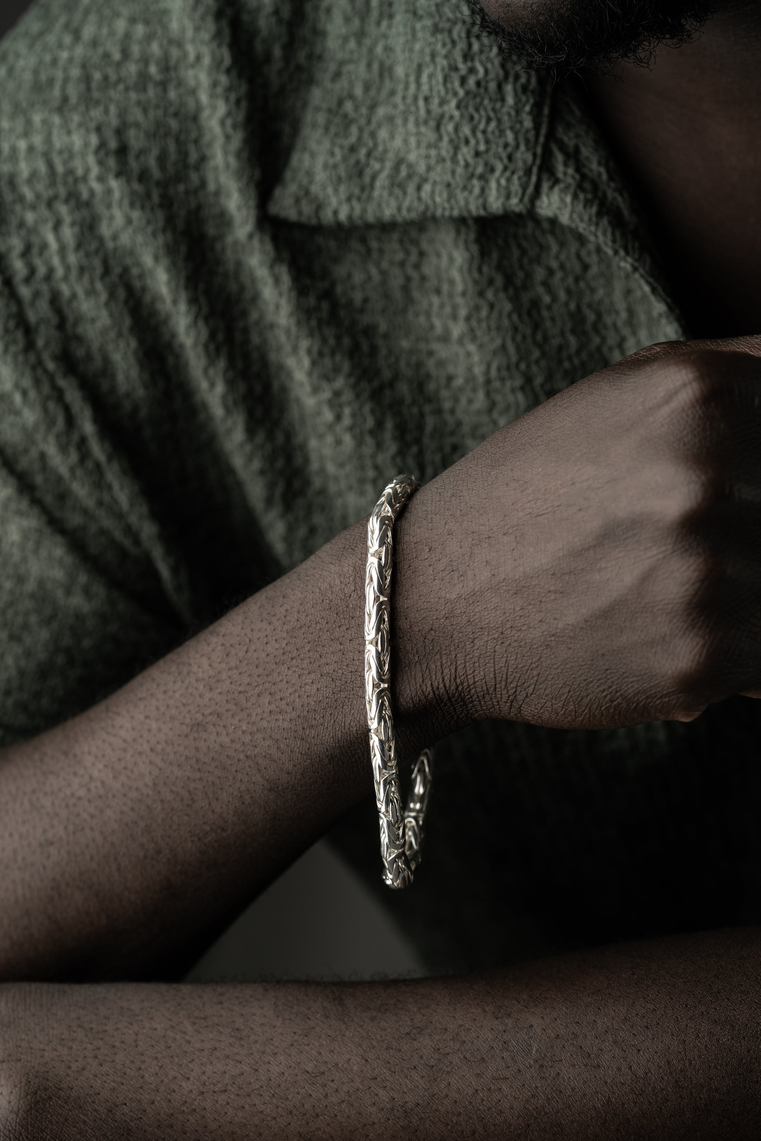 KÖNIGSARMBAND OVAL 5MM | 925 SILBER.