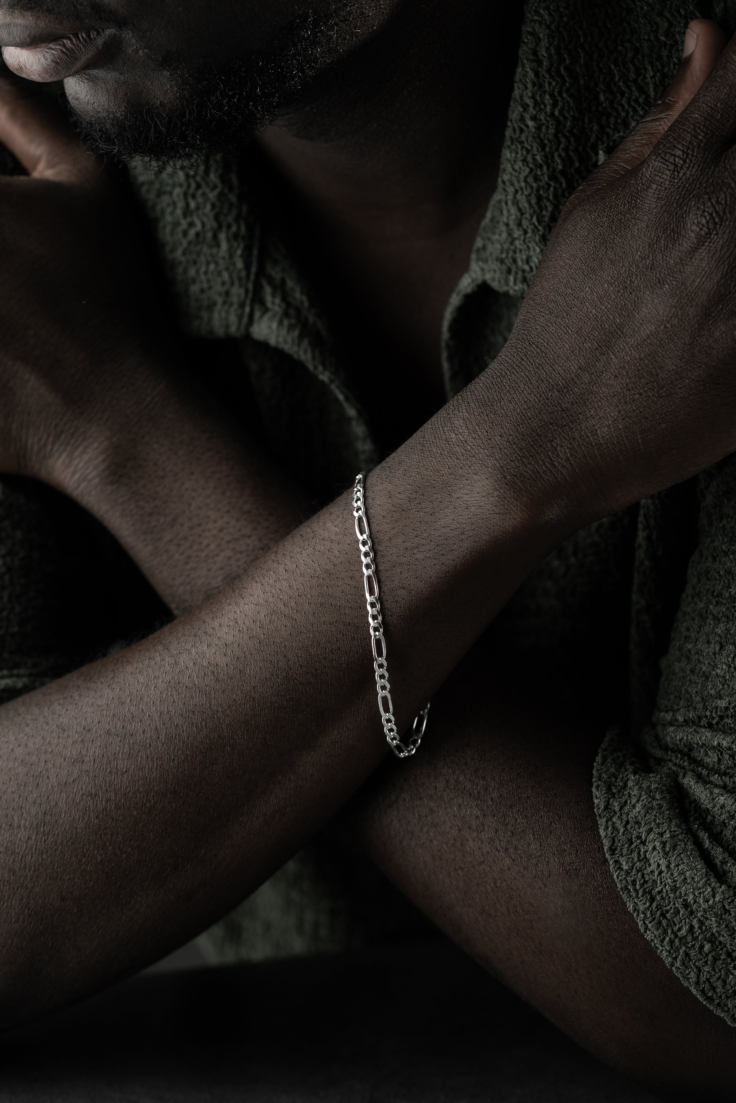 BIG FIGARO ARMBAND| 925 SILBER.